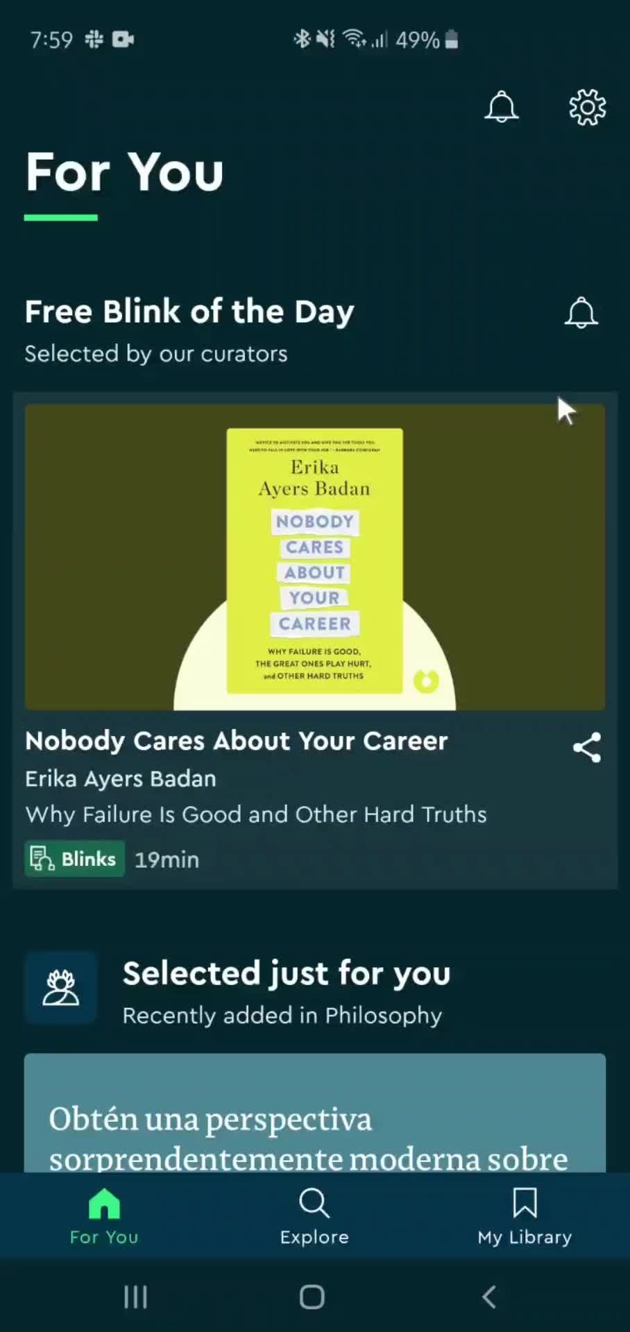 Updating your profile on Blinkist video thumbnail