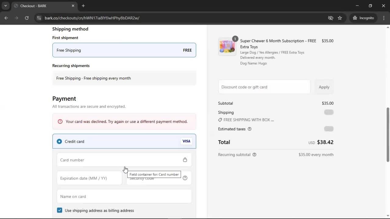 Upgrading your account on BarkBox video thumbnail