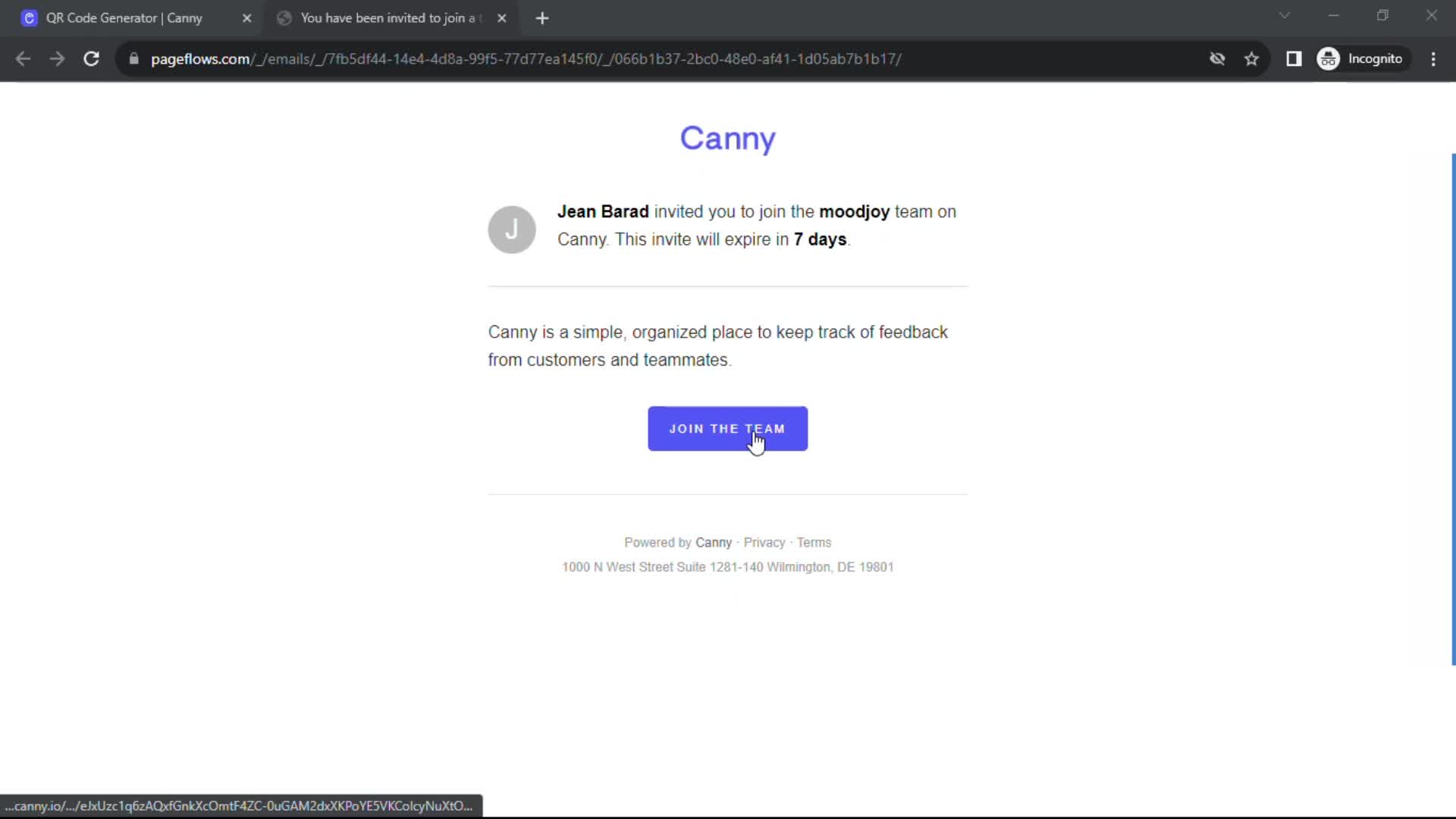 Accepting an invite on Canny video thumbnail