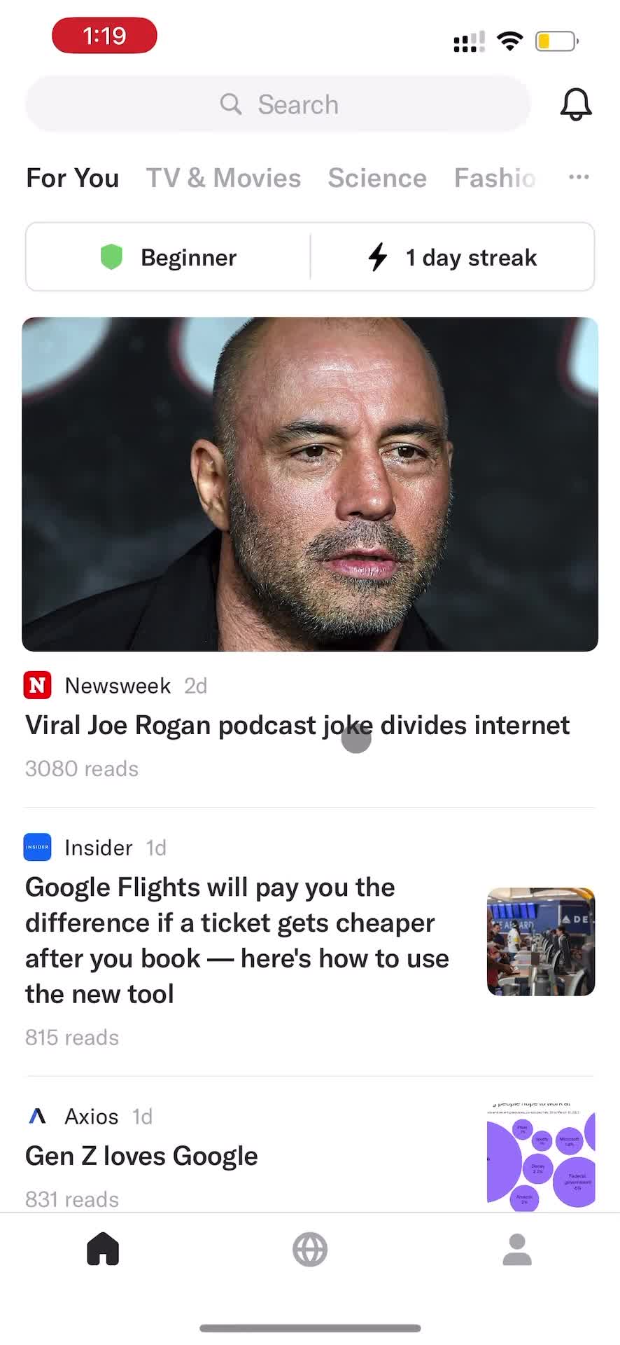 Home video thumbnail