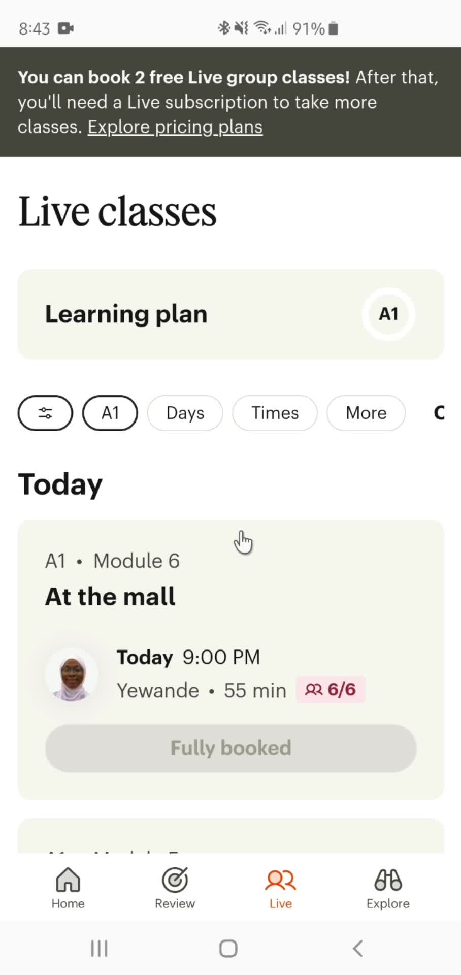 Live classes video thumbnail
