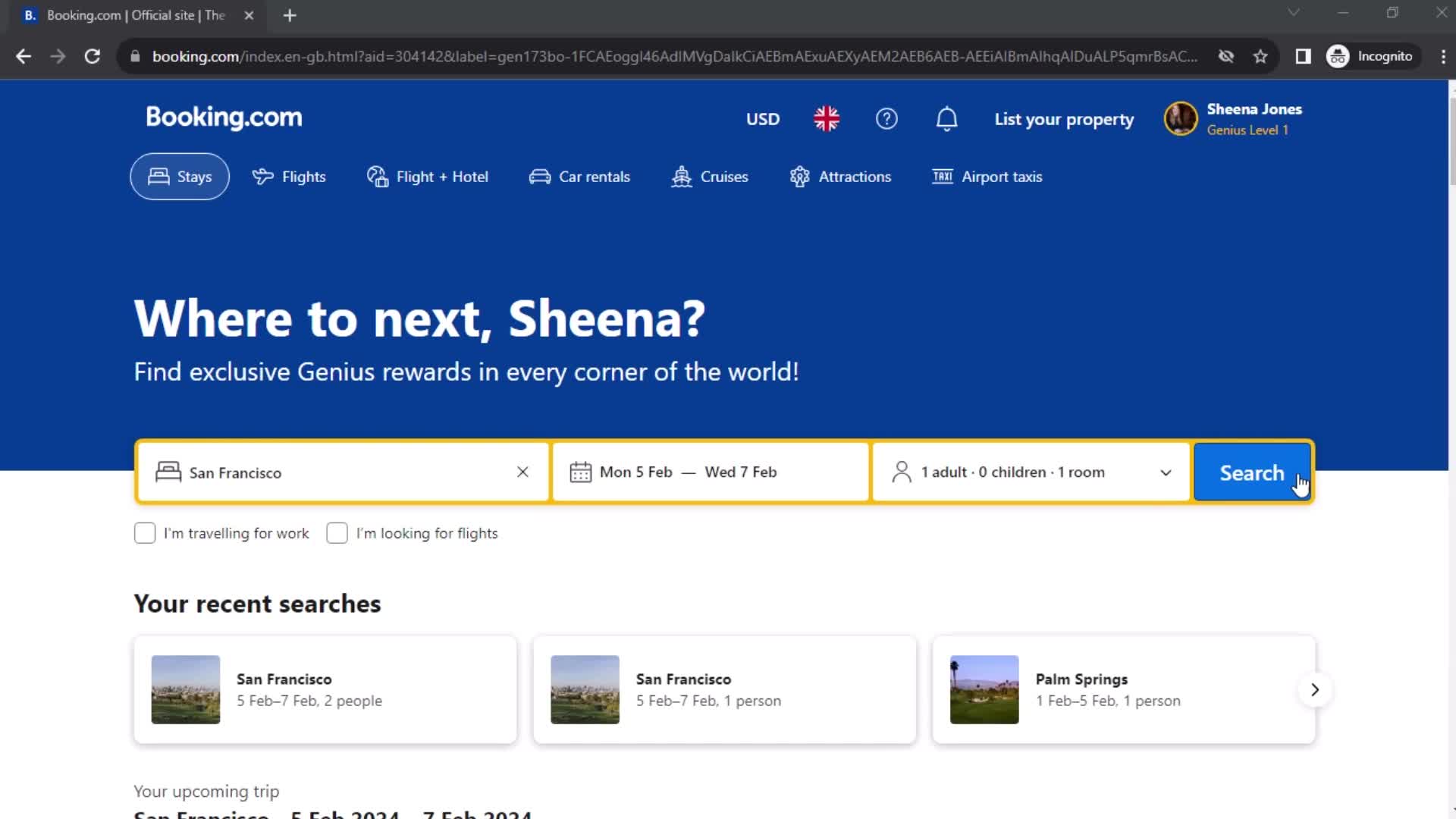 Booking a room on Booking.com video thumbnail