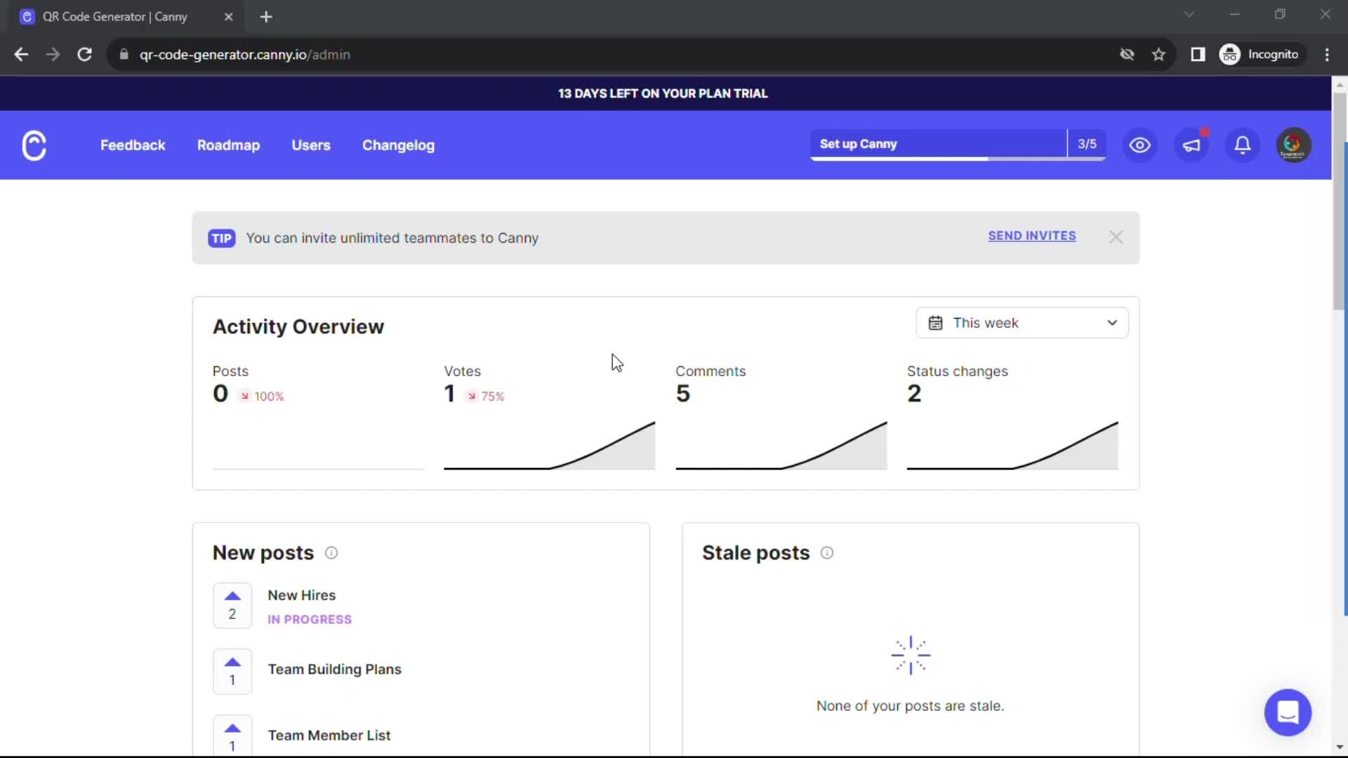 Creating a post on Canny video thumbnail