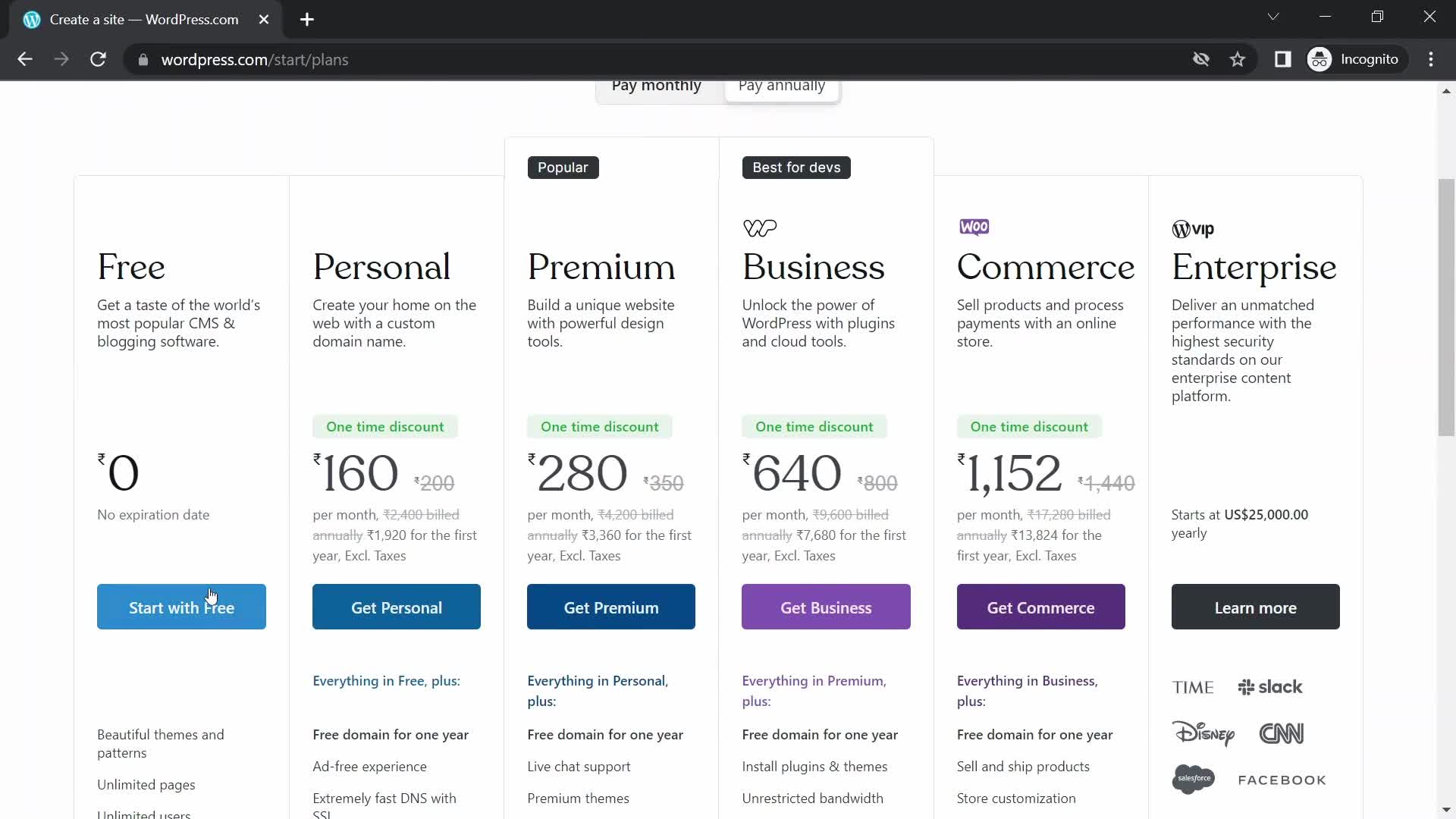 Creating a website on WordPress video thumbnail
