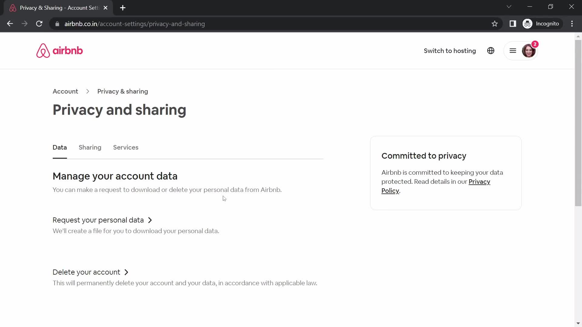 Deleting your account on Airbnb video thumbnail