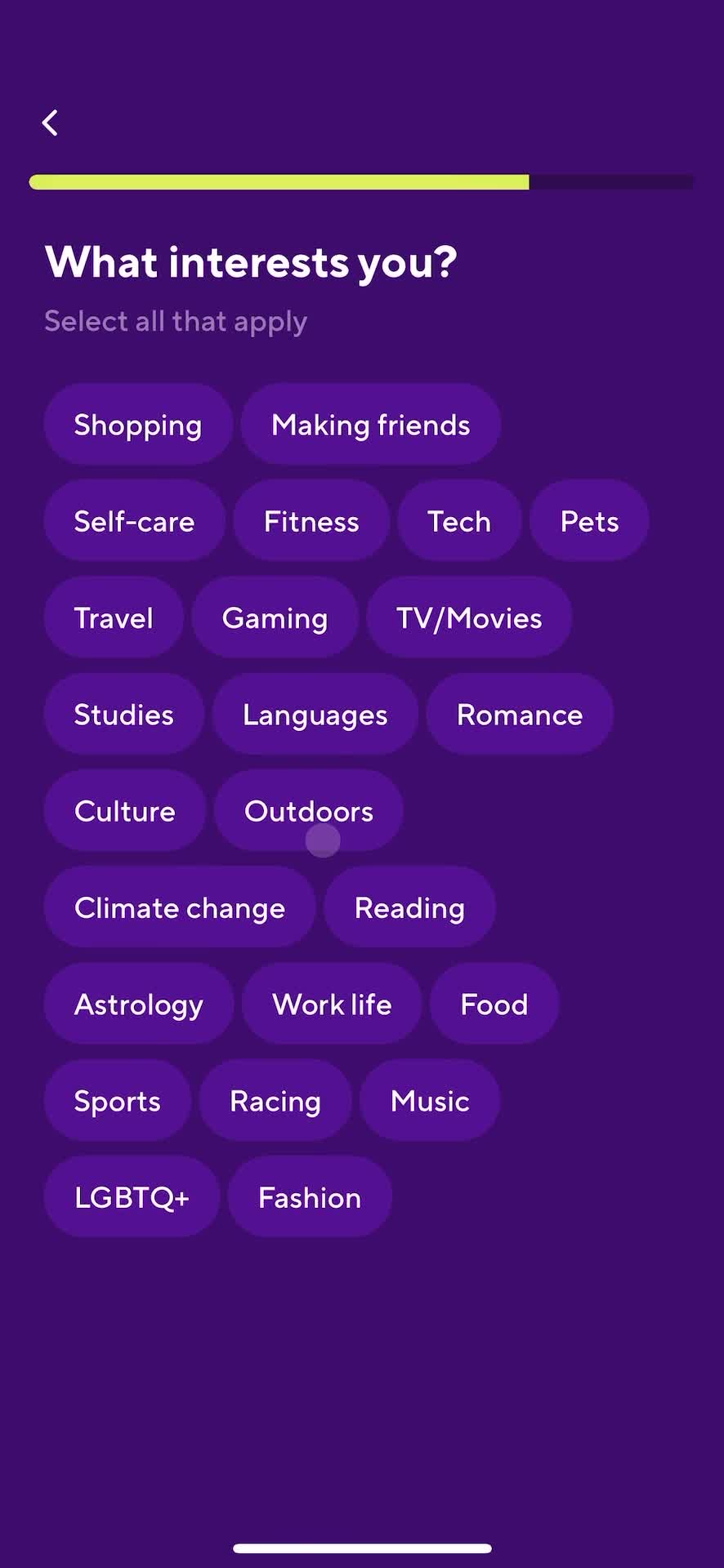 Select interests video thumbnail