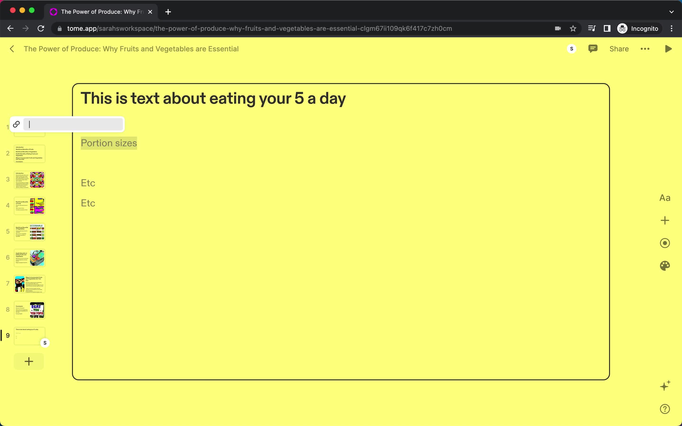 General browsing on Tome video thumbnail