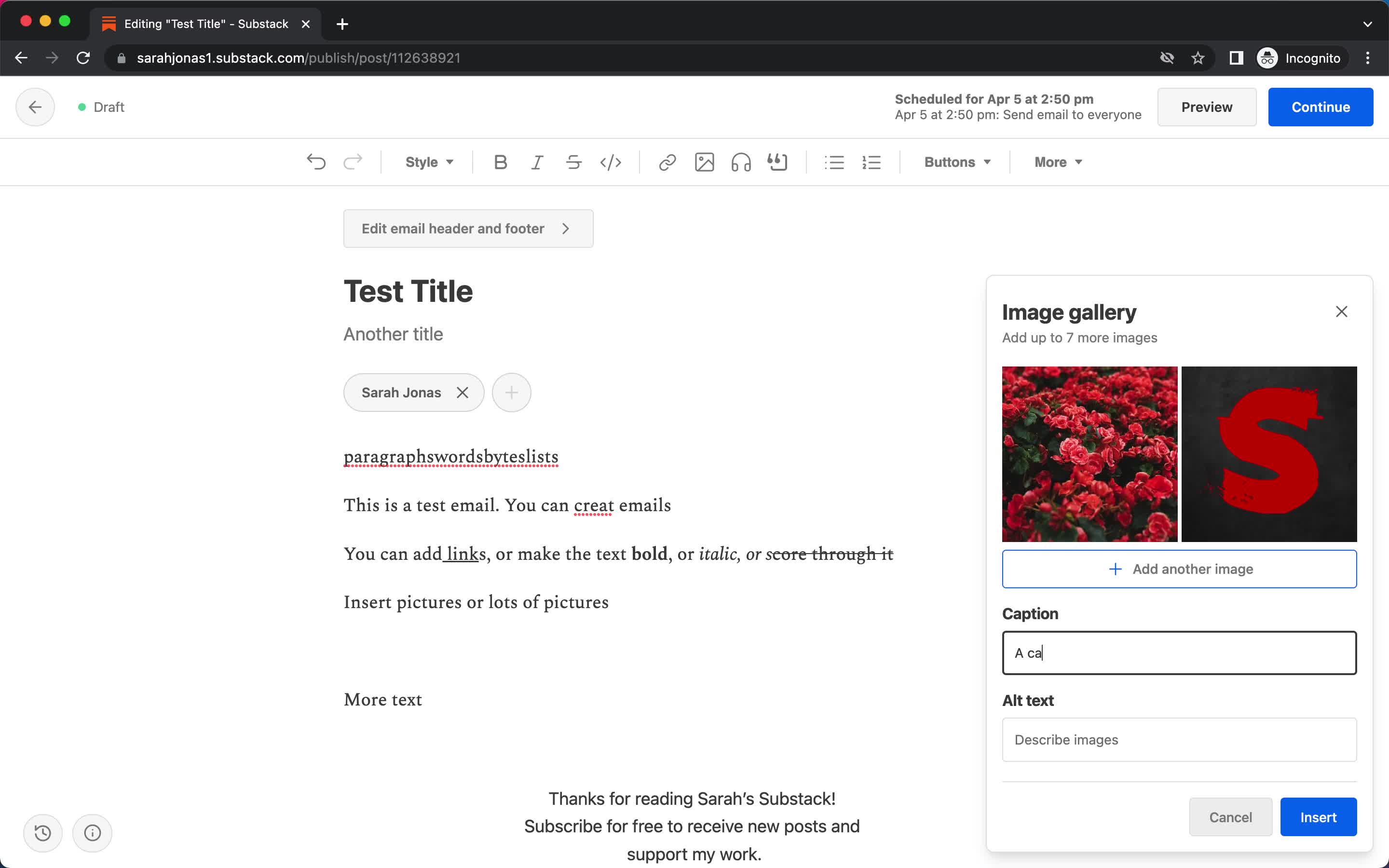 General browsing on Substack video thumbnail