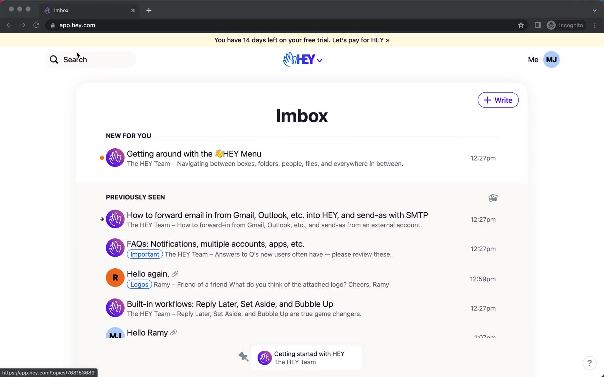 General browsing on Hey video thumbnail