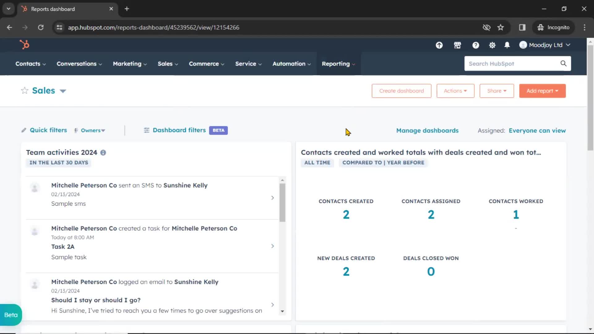 General browsing on HubSpot CRM video thumbnail