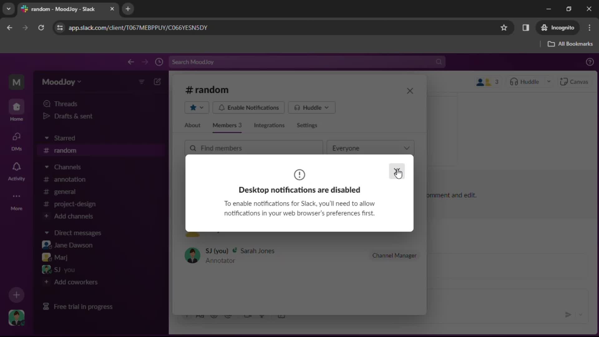 General browsing on Slack video thumbnail