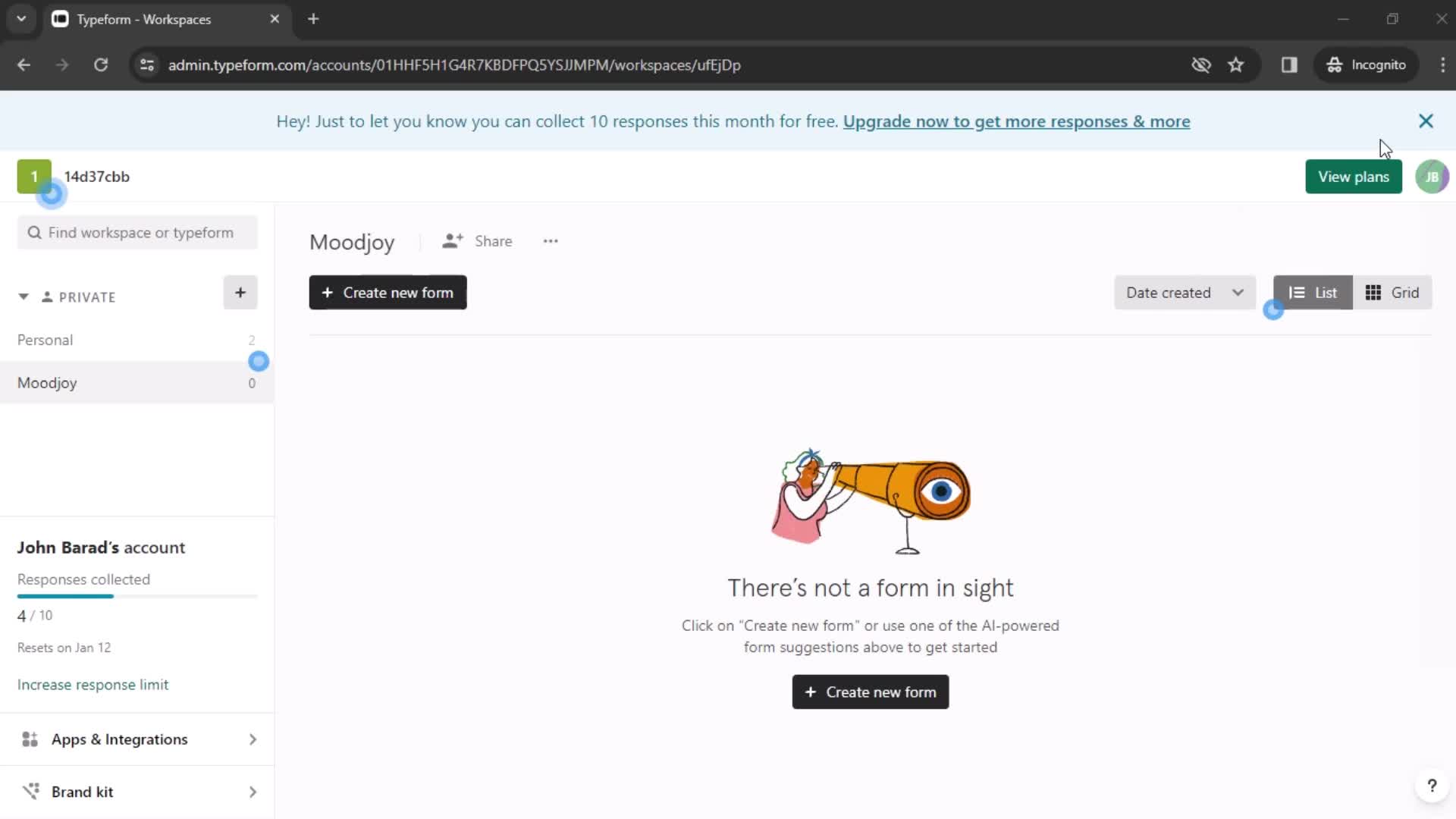 General browsing on Typeform video thumbnail
