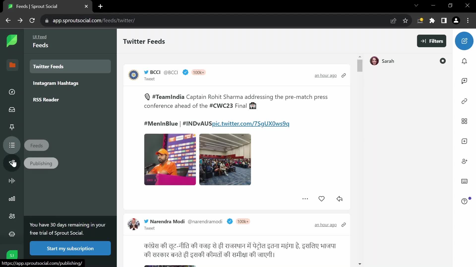 General browsing on Sprout Social video thumbnail
