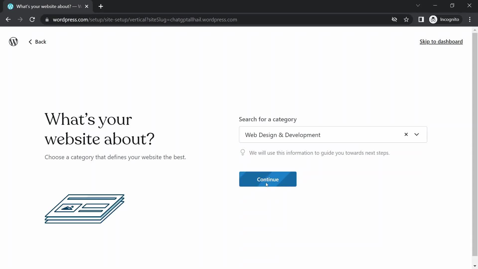 General browsing on WordPress video thumbnail