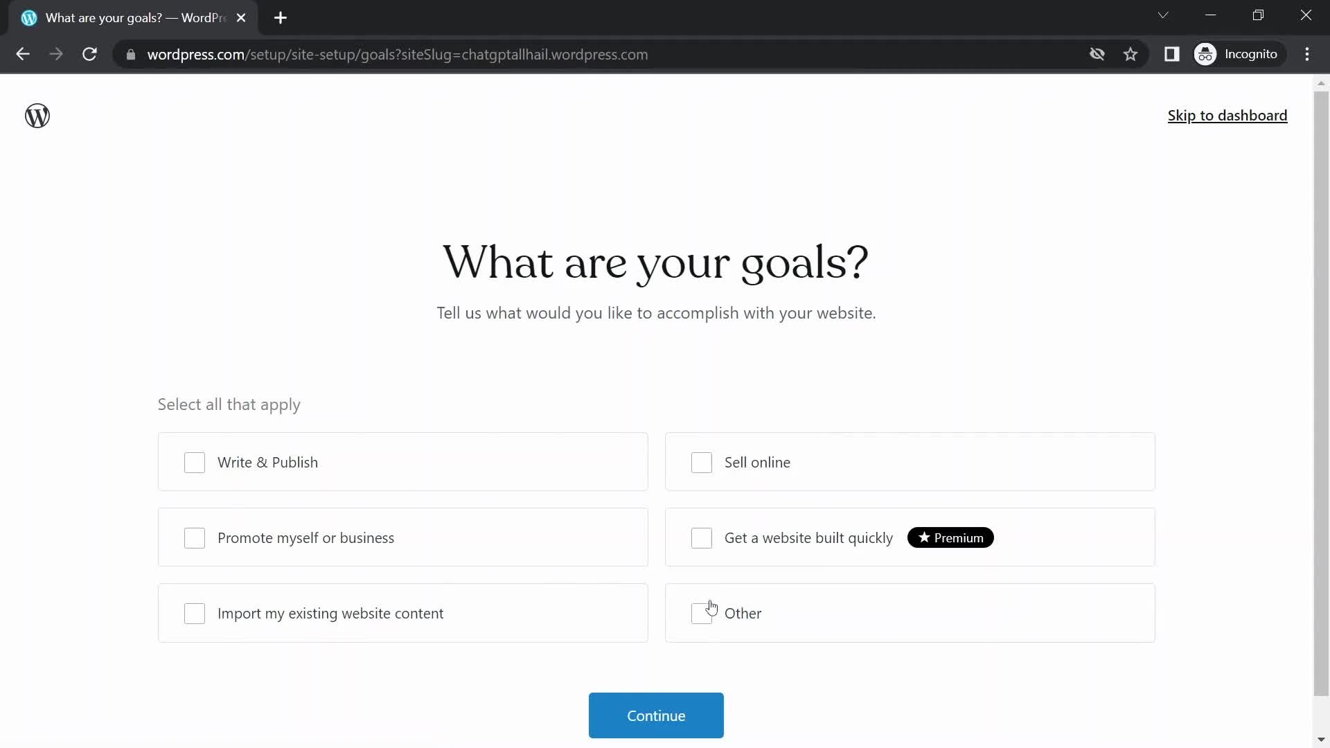General browsing on WordPress video thumbnail