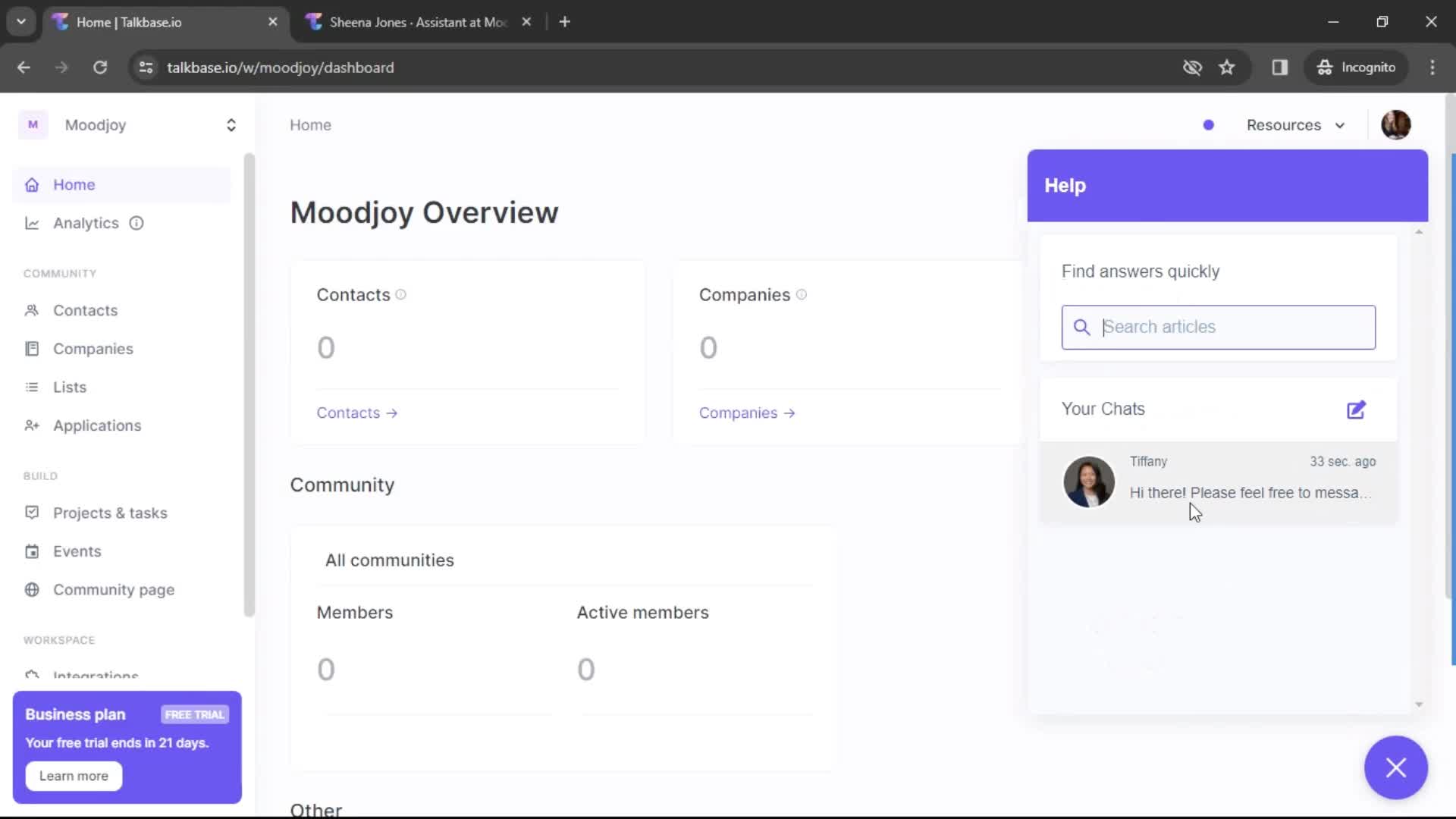 Help center on Talkbase video thumbnail