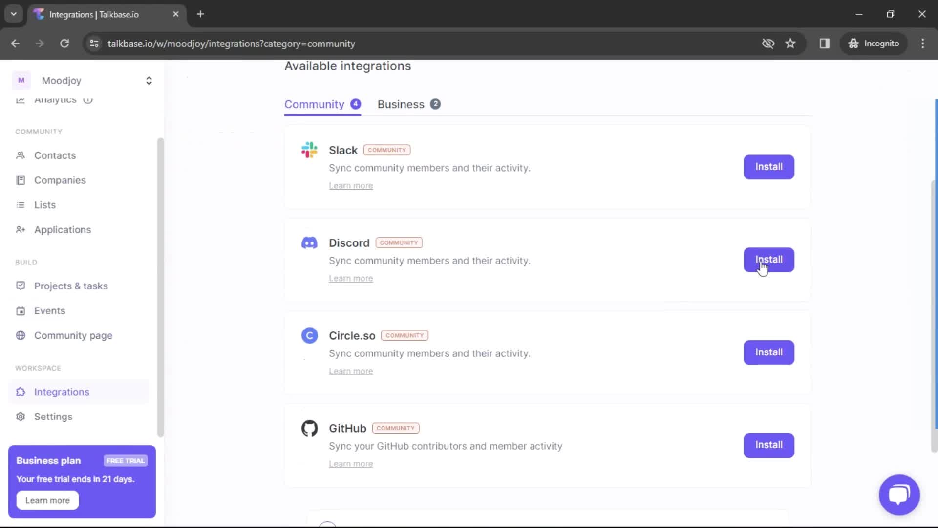 Integrations on Talkbase video thumbnail