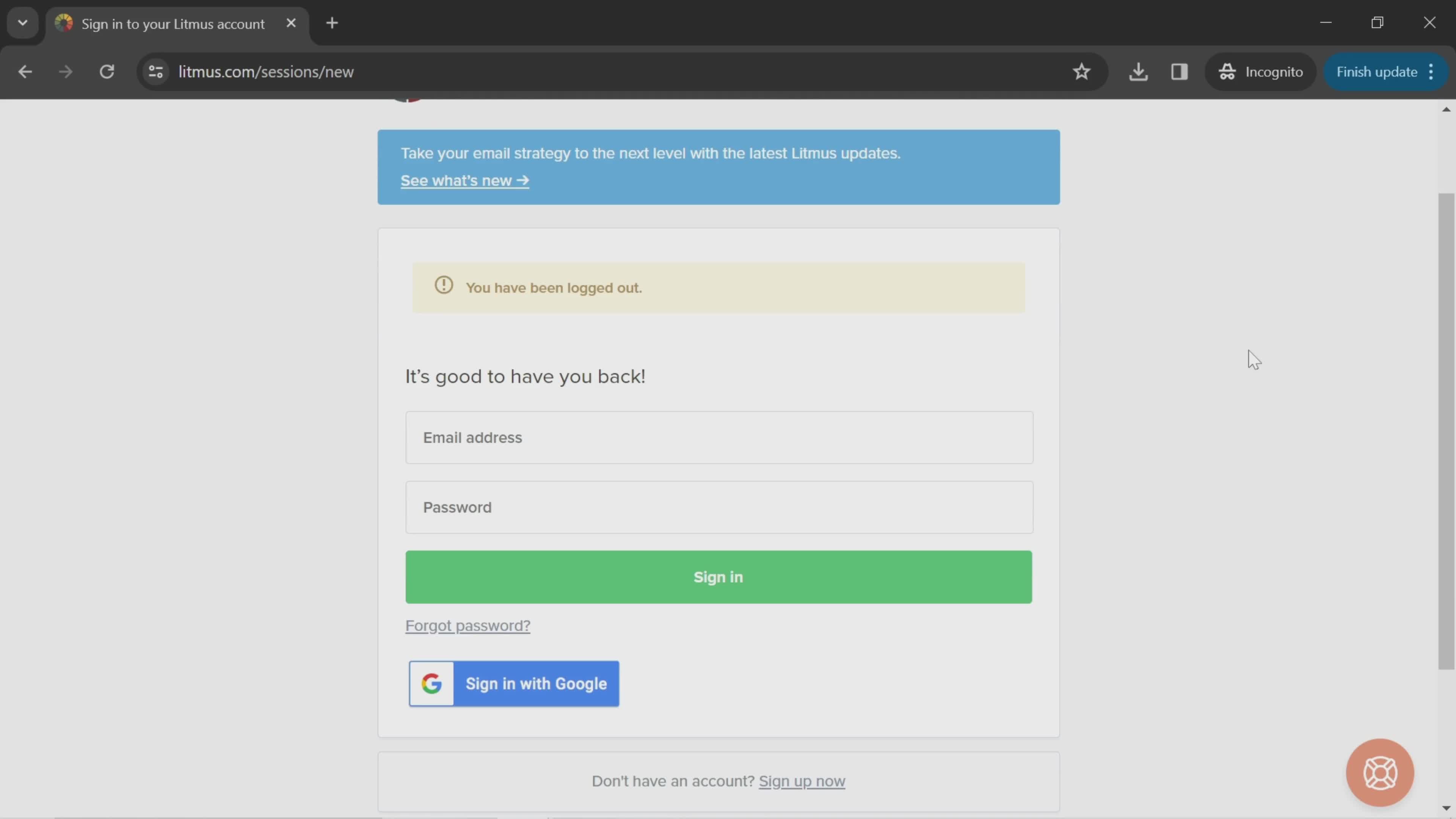 Logging in on Litmus video thumbnail