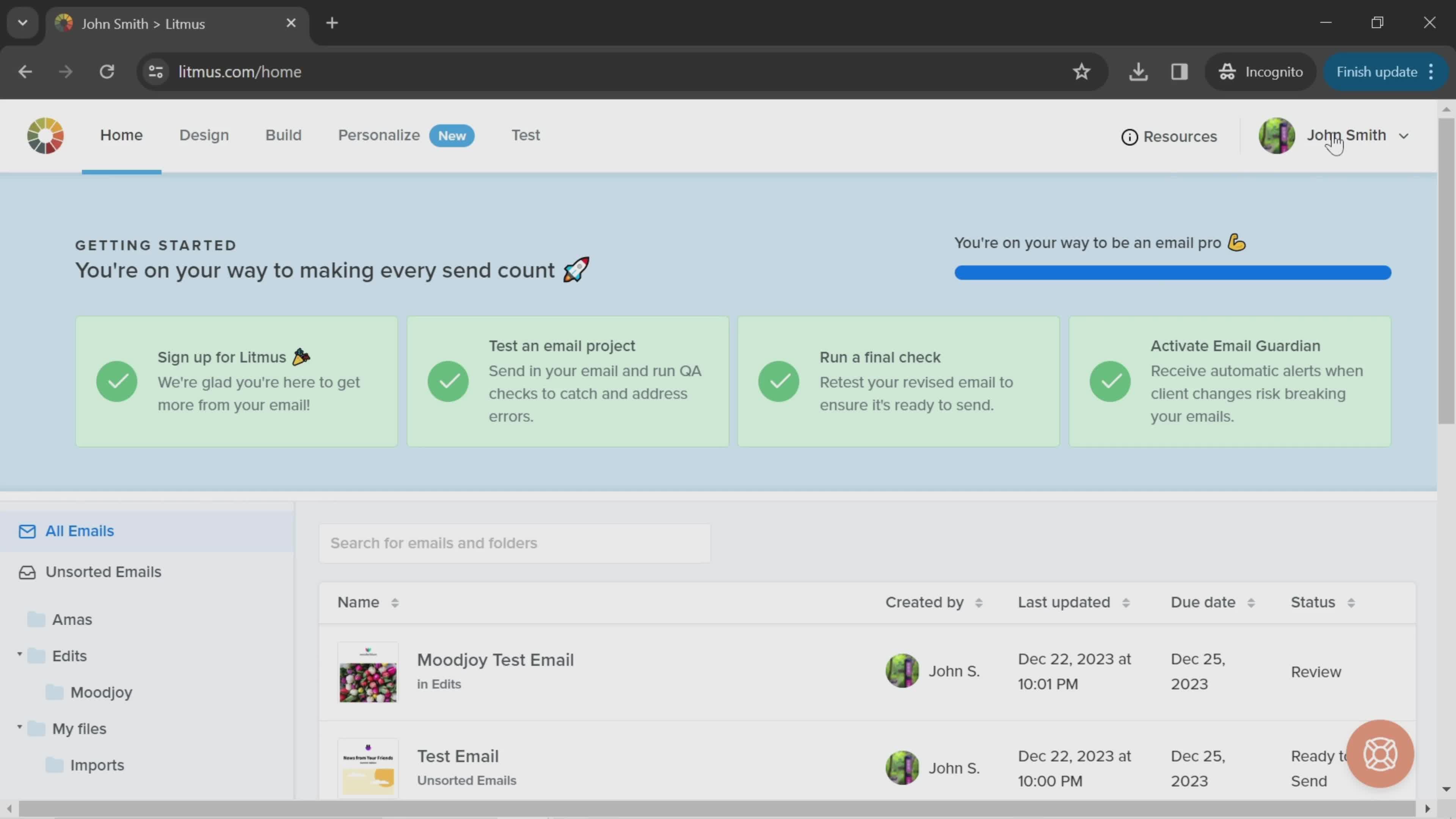 Logging out on Litmus video thumbnail