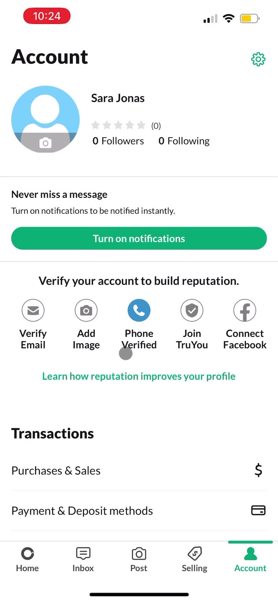 Account video thumbnail