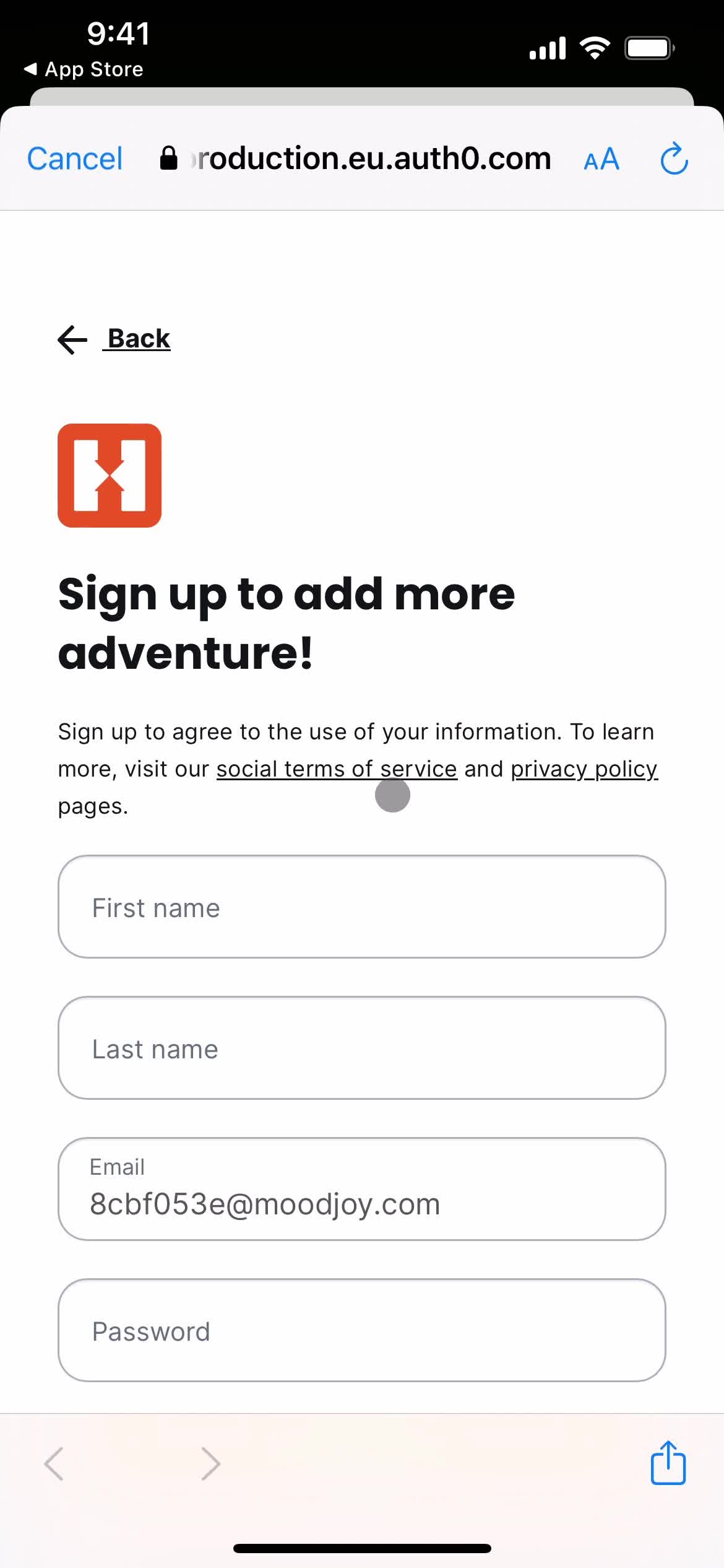 Sign up video thumbnail