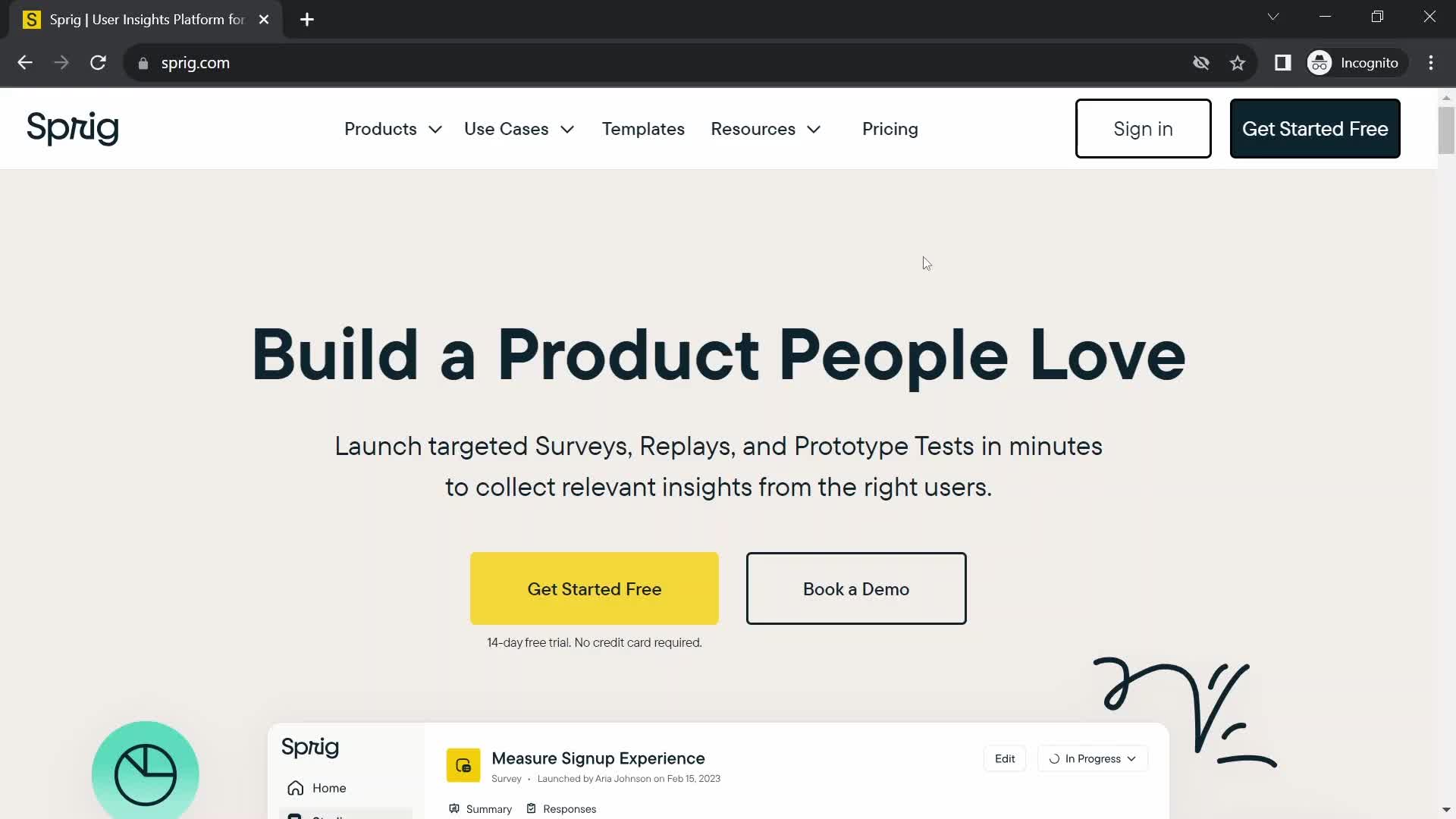 Onboarding on Sprig video thumbnail