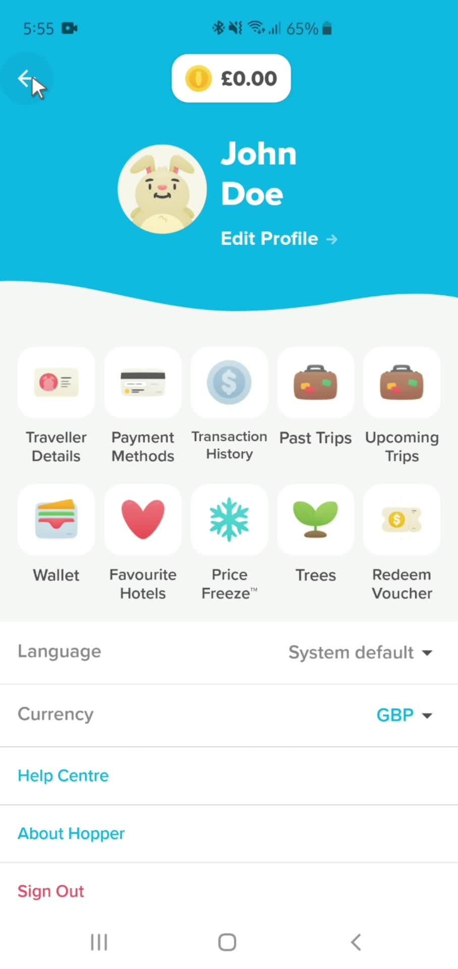 Profile video thumbnail