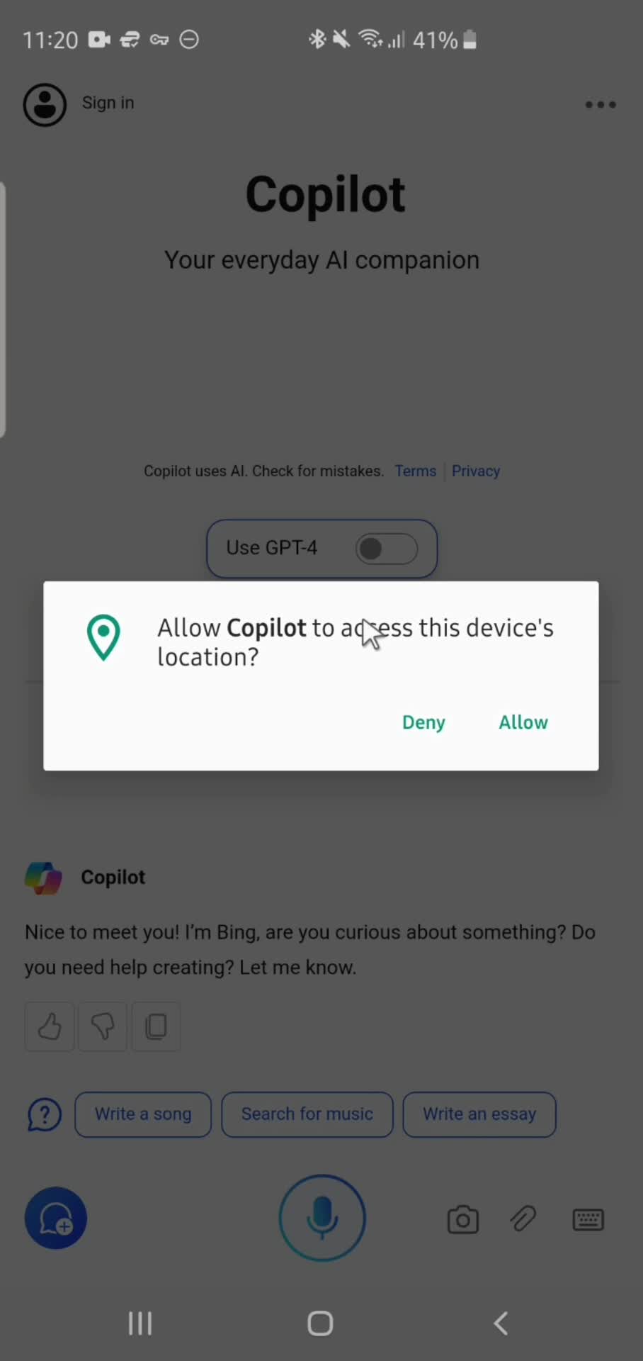Enable location permissions video thumbnail