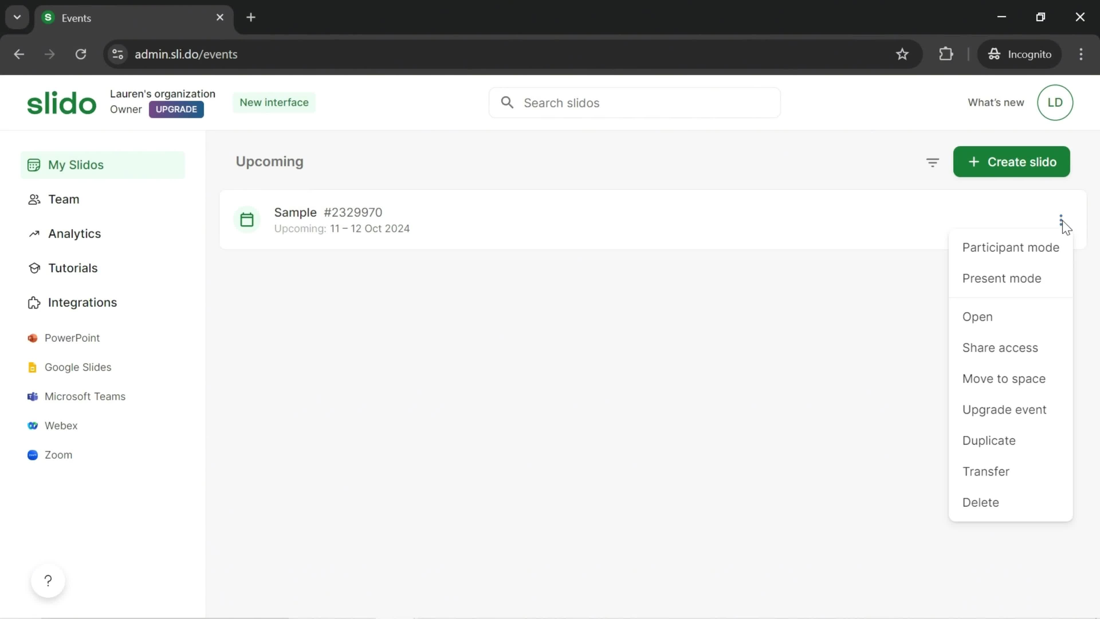 Onboarding on Slido video thumbnail