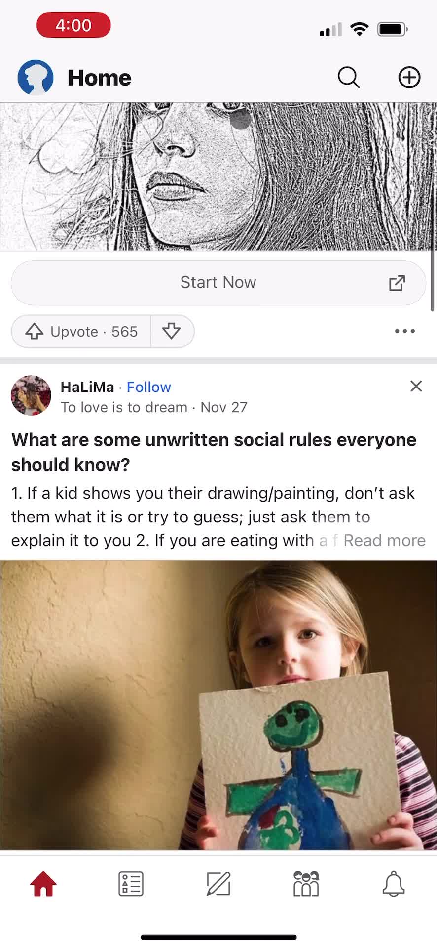 Home video thumbnail