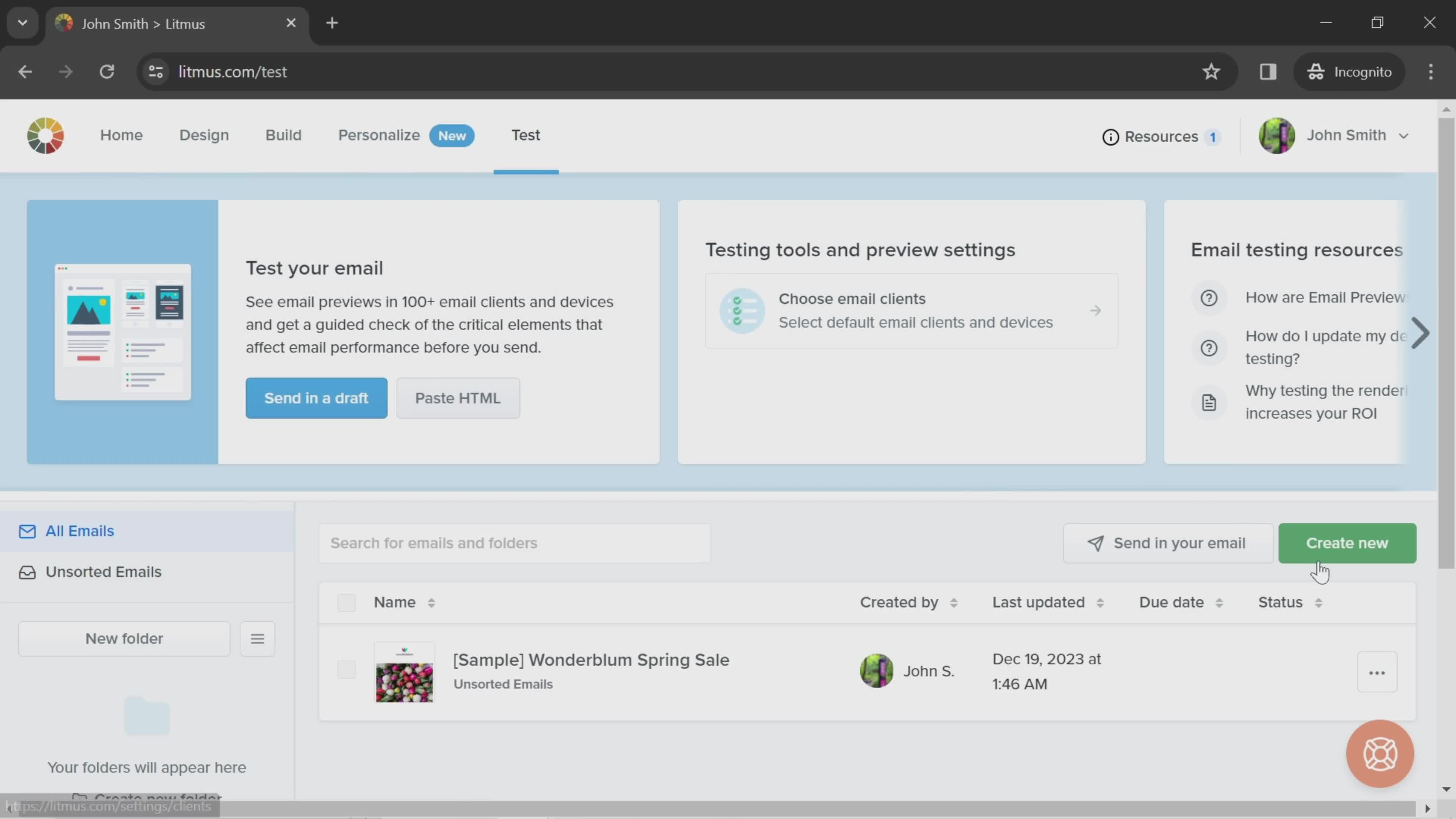Testing emails on Litmus video thumbnail