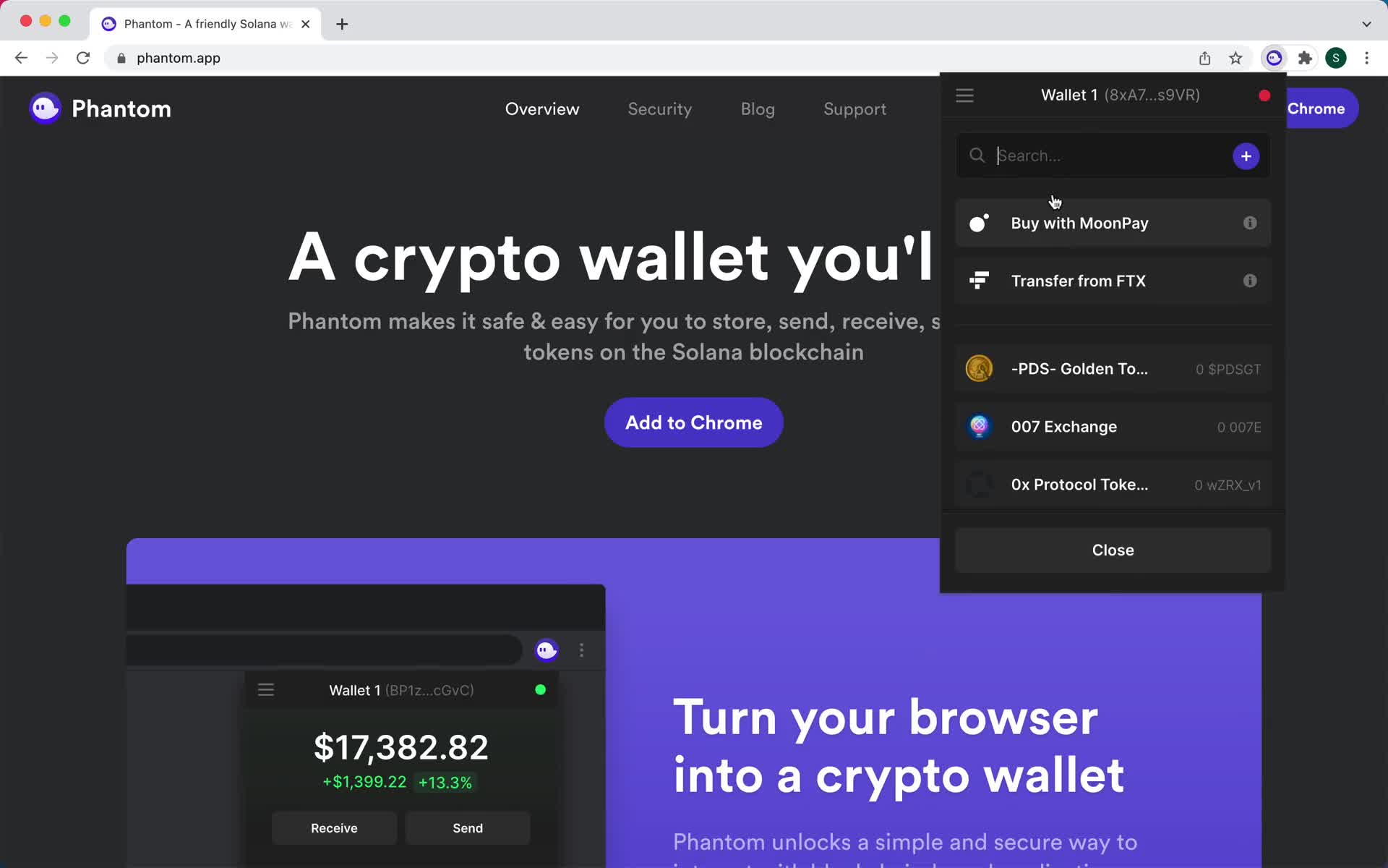 Depositing funds on Phantom video thumbnail