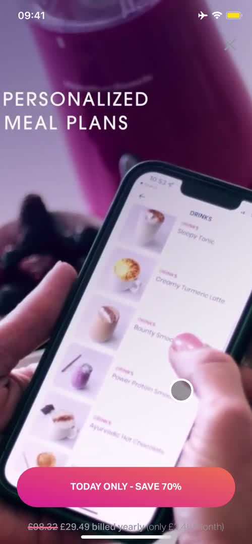 Upgrade offer video thumbnail