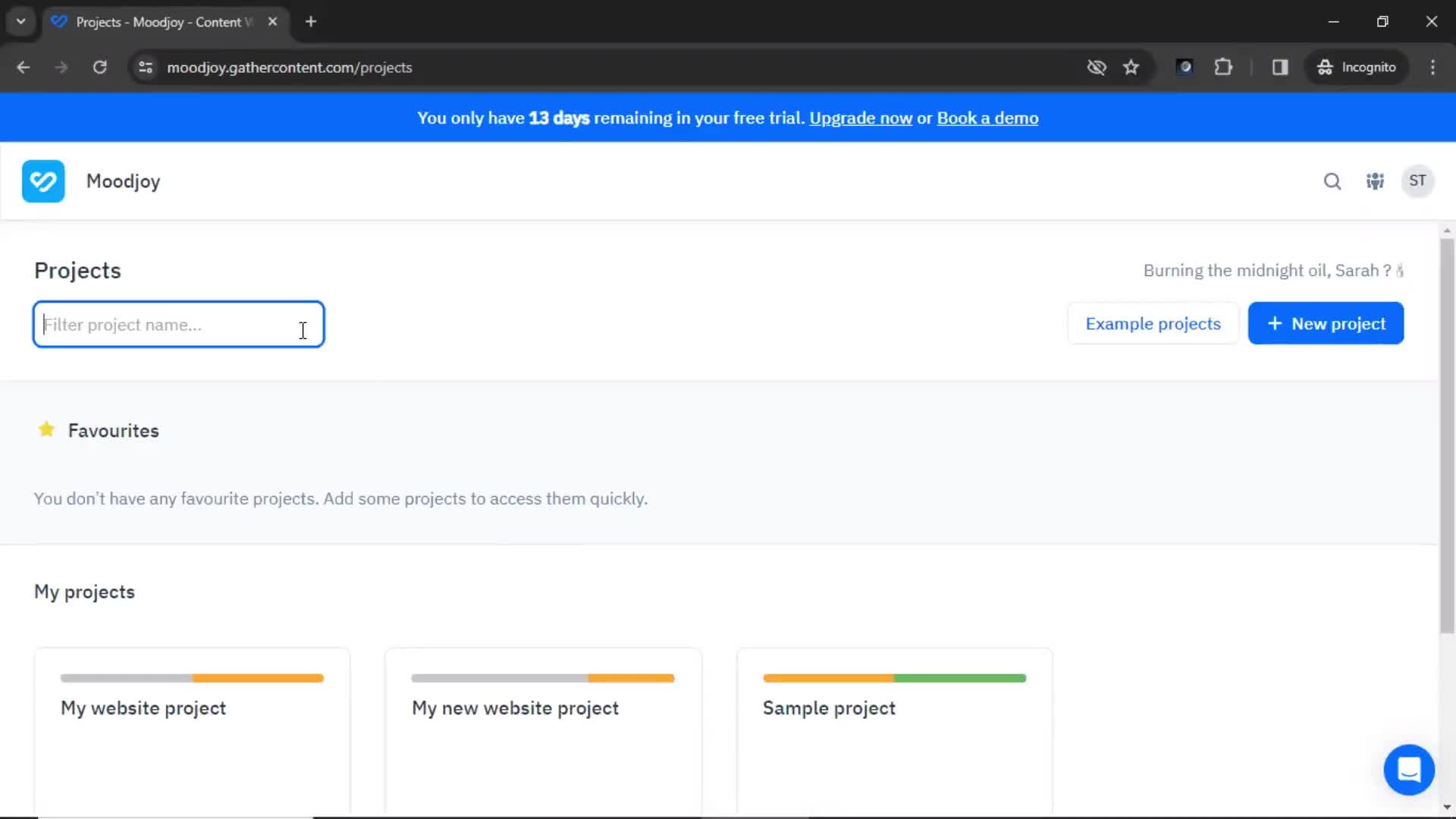 General browsing on GatherContent video thumbnail
