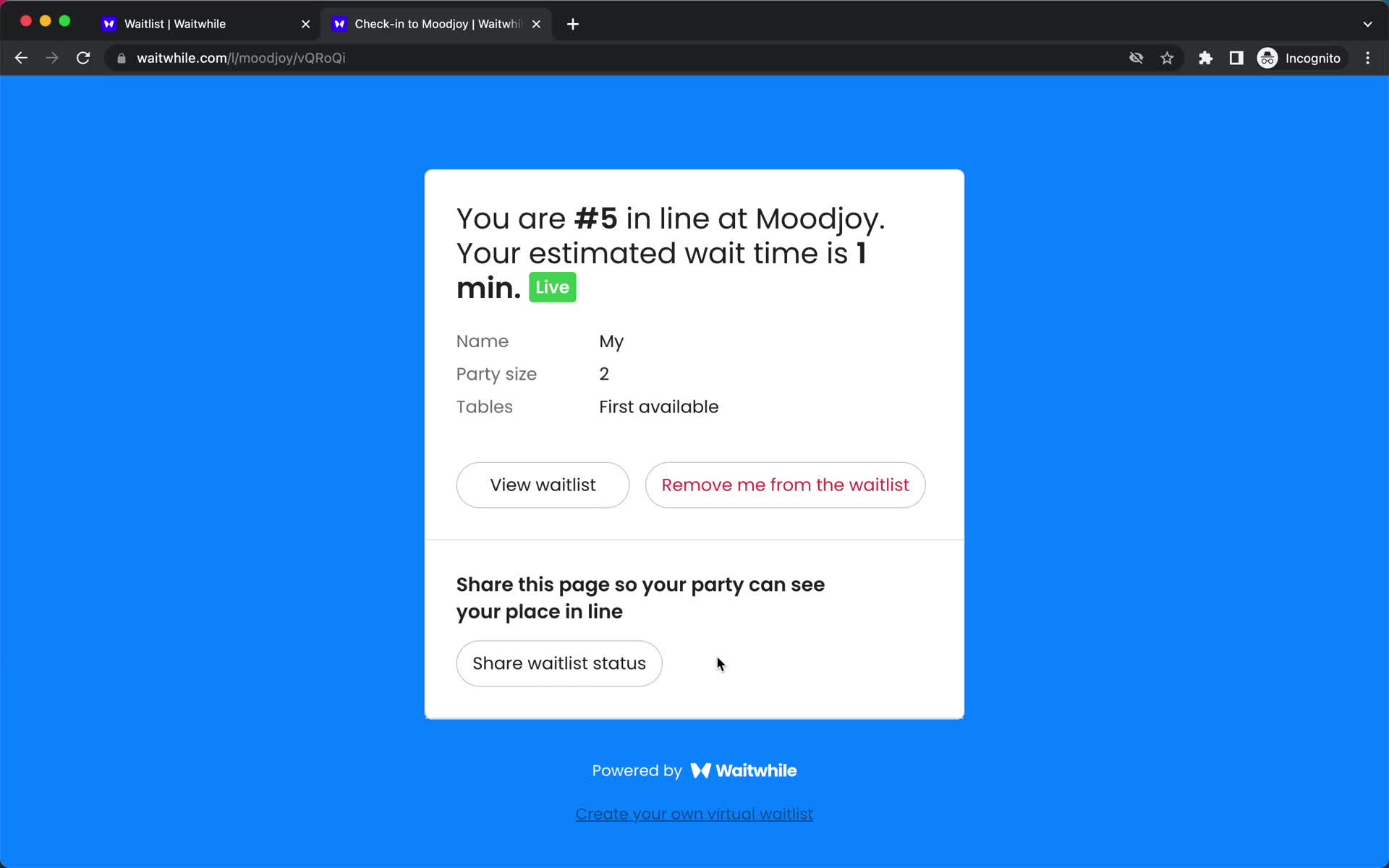 General browsing on Waitwhile video thumbnail