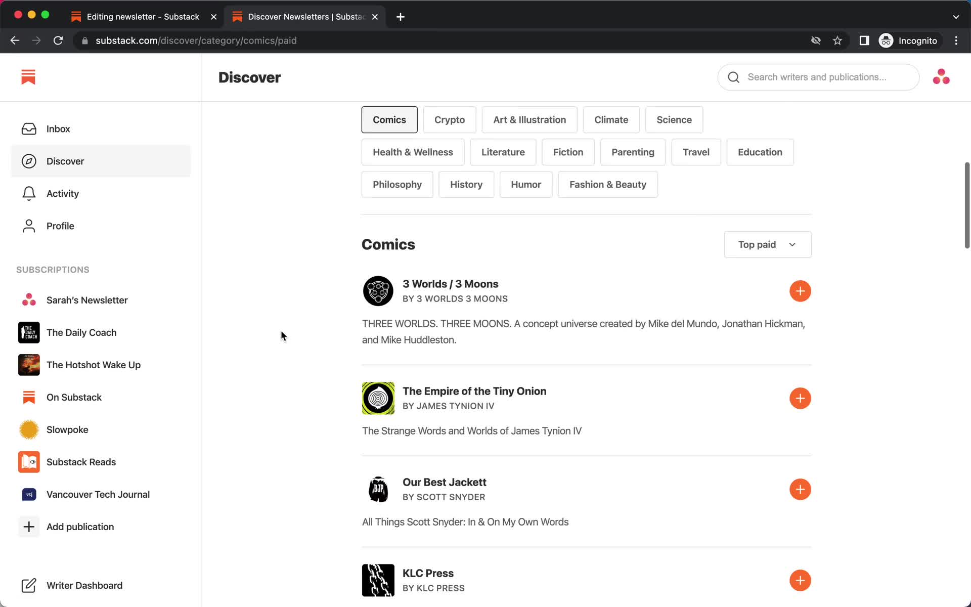 General browsing on Substack video thumbnail