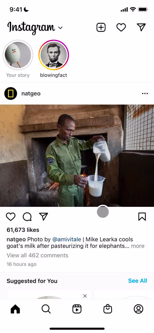 Sending messages on Instagram video thumbnail