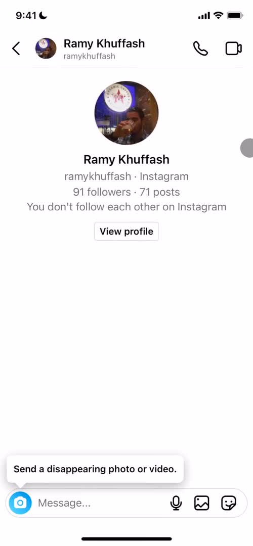 Sending messages on Instagram video thumbnail