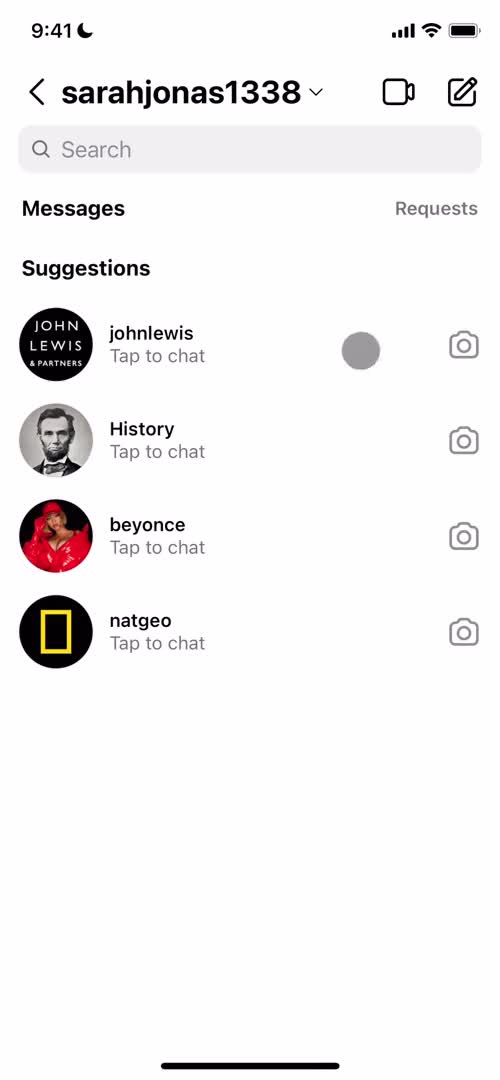 Sending messages on Instagram video thumbnail