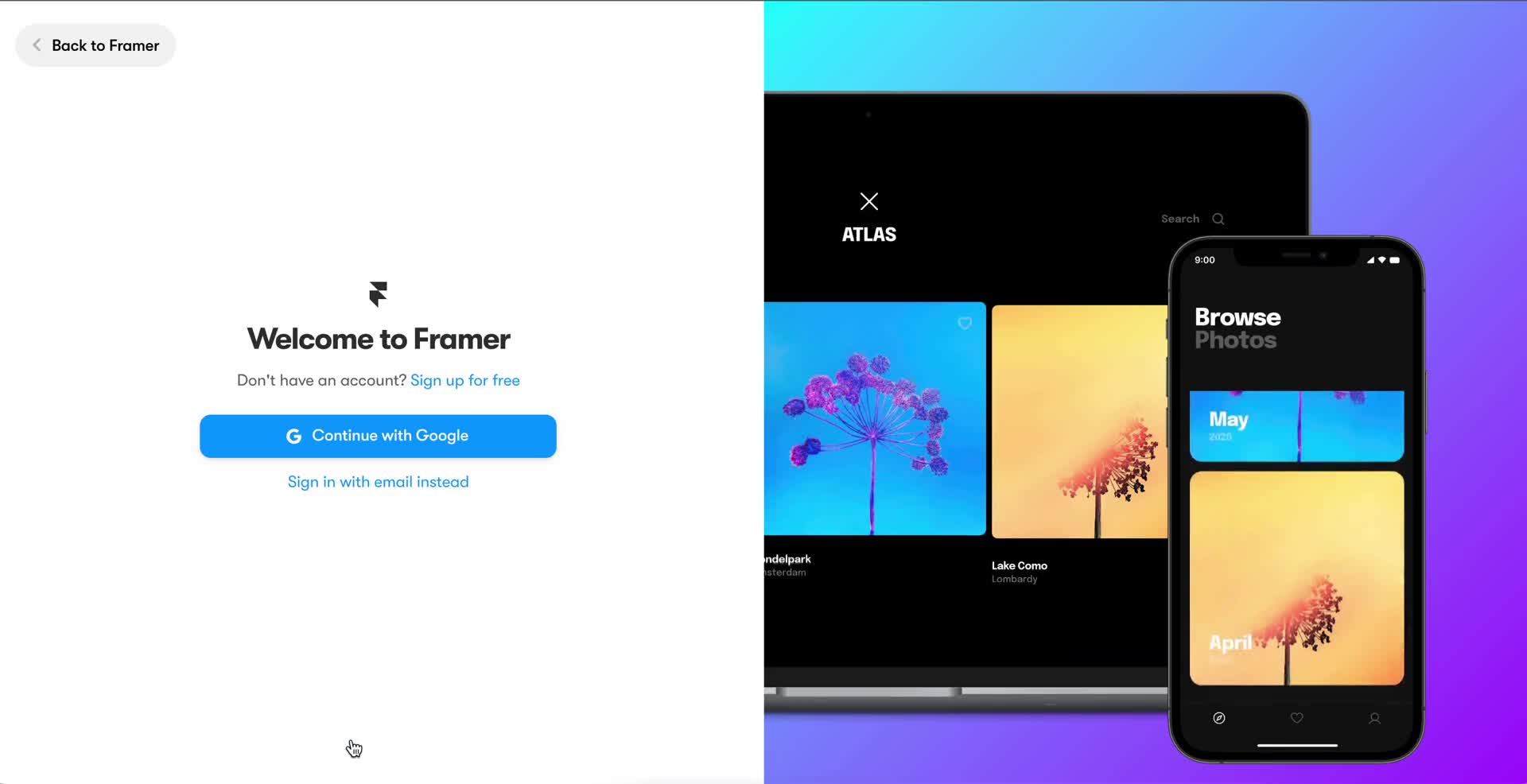 Onboarding on Framer video thumbnail