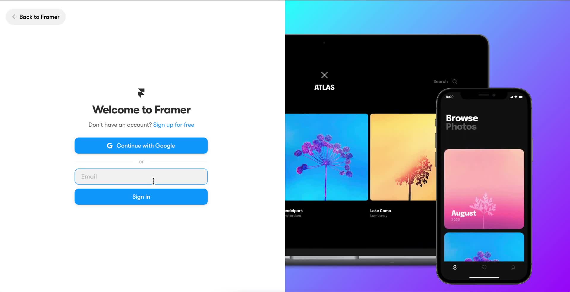 Onboarding on Framer video thumbnail