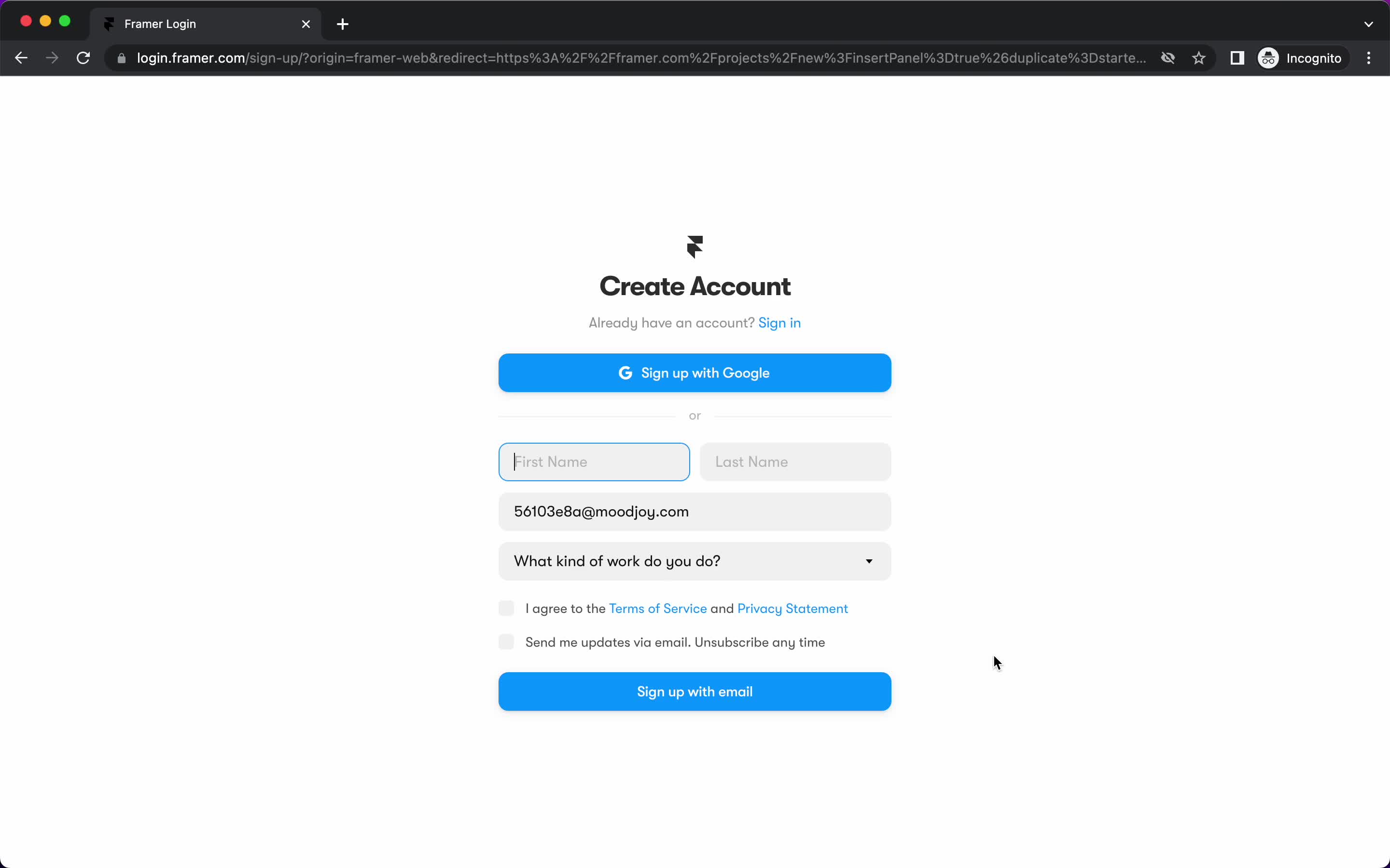 Onboarding on Framer video thumbnail