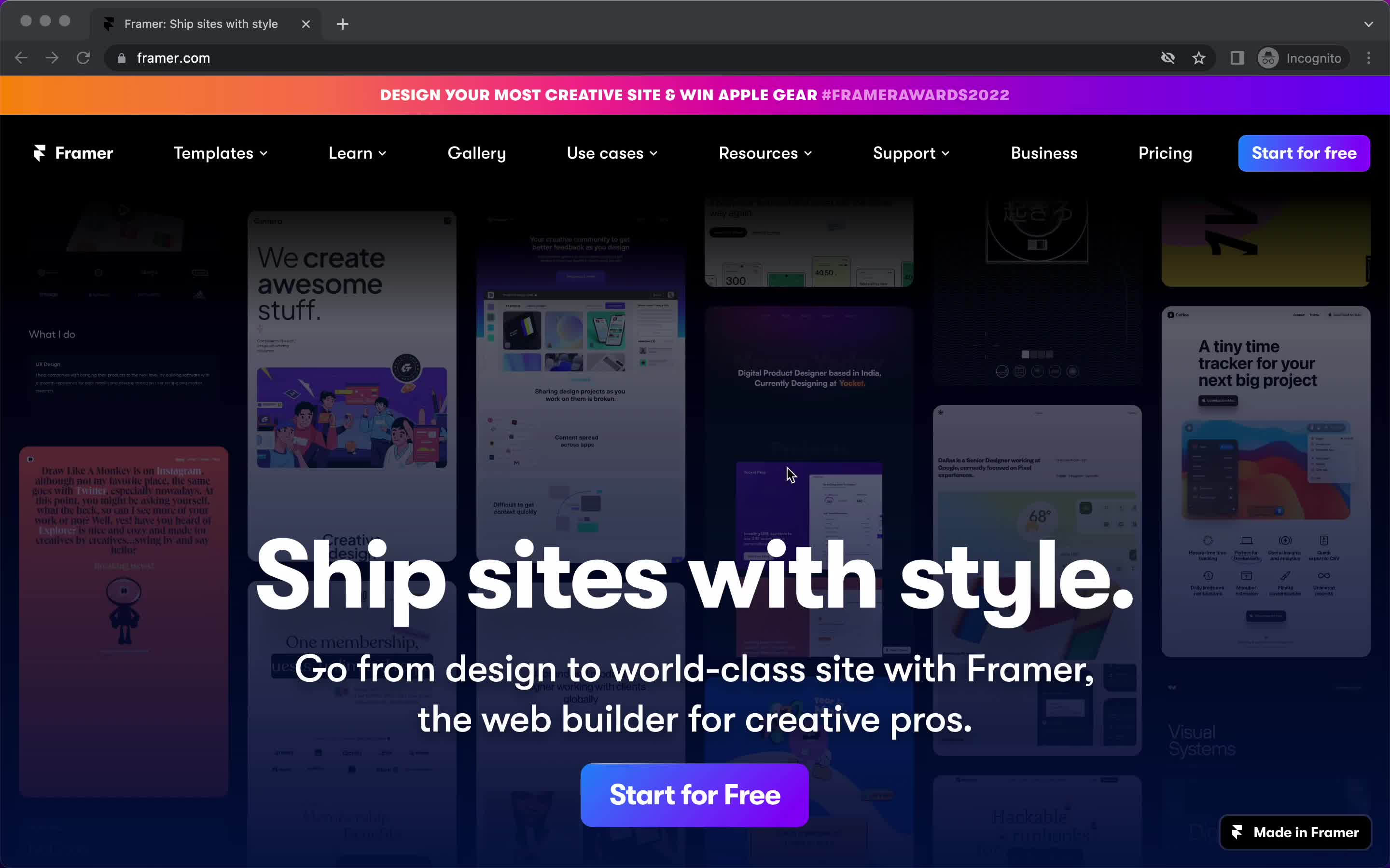 Onboarding on Framer video thumbnail