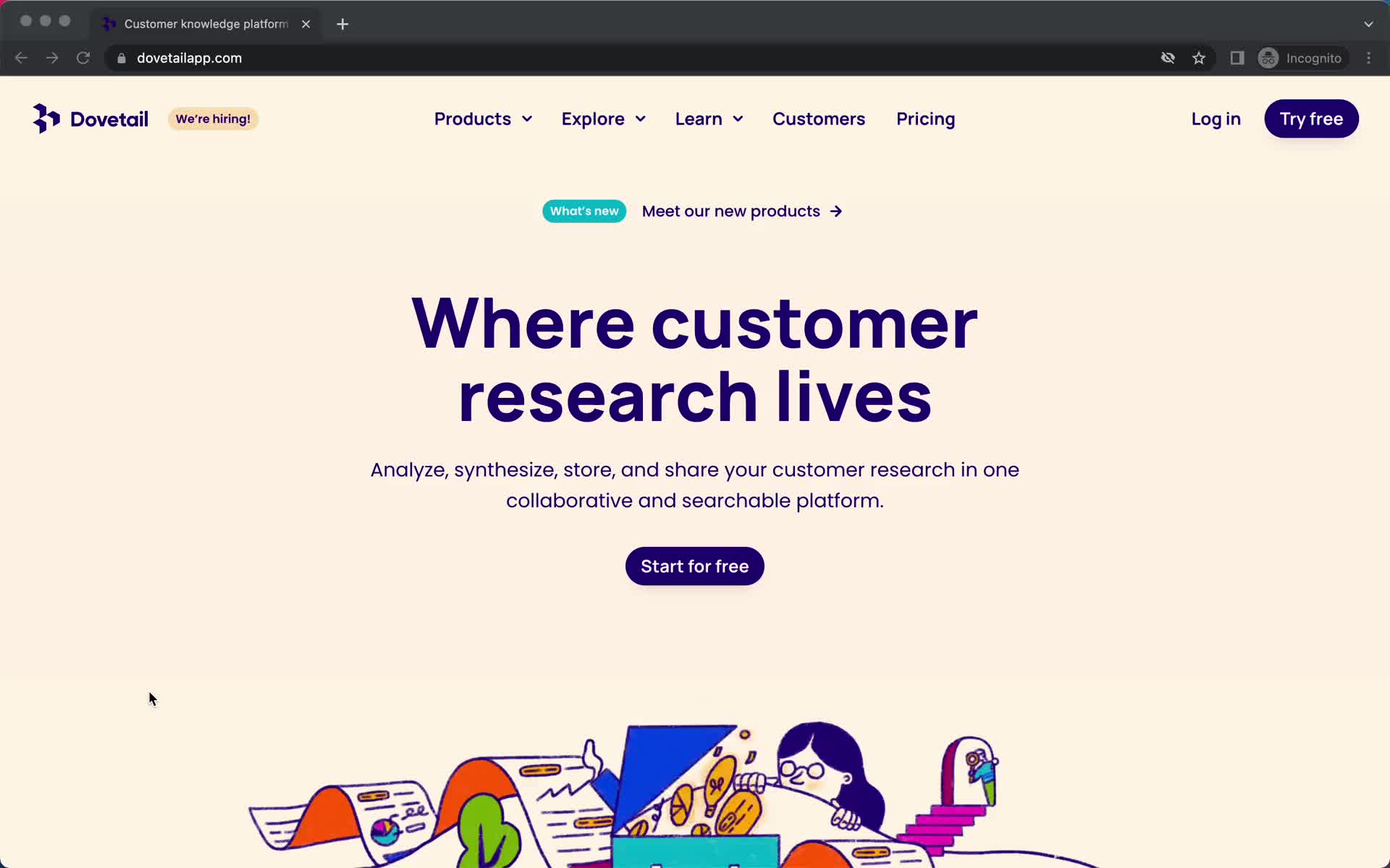 Onboarding on Dovetail video thumbnail