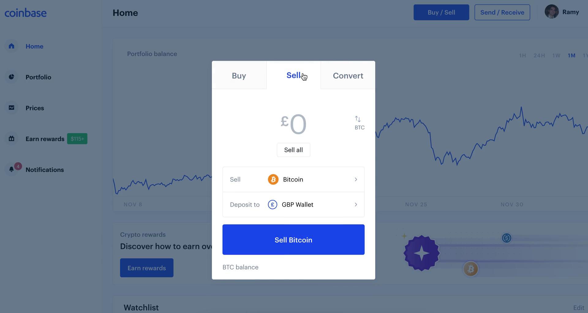 Buying crypto currency on Coinbase video thumbnail