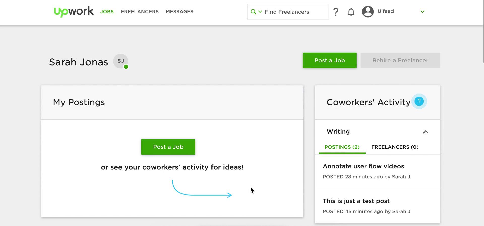 Accepting an invite on Upwork video thumbnail
