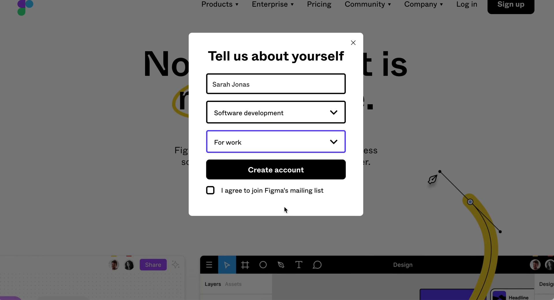 Onboarding on Figma video thumbnail