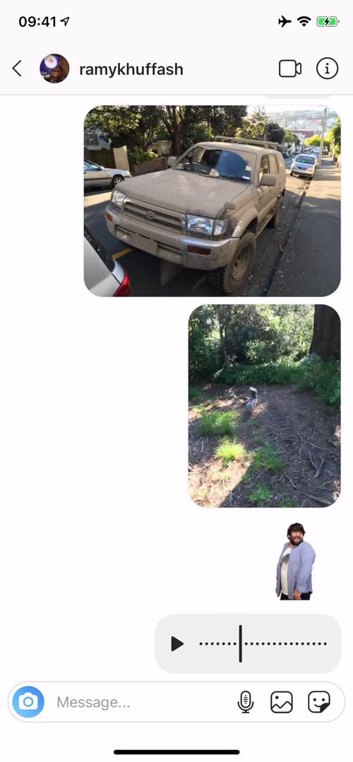 Sending messages on Instagram video thumbnail