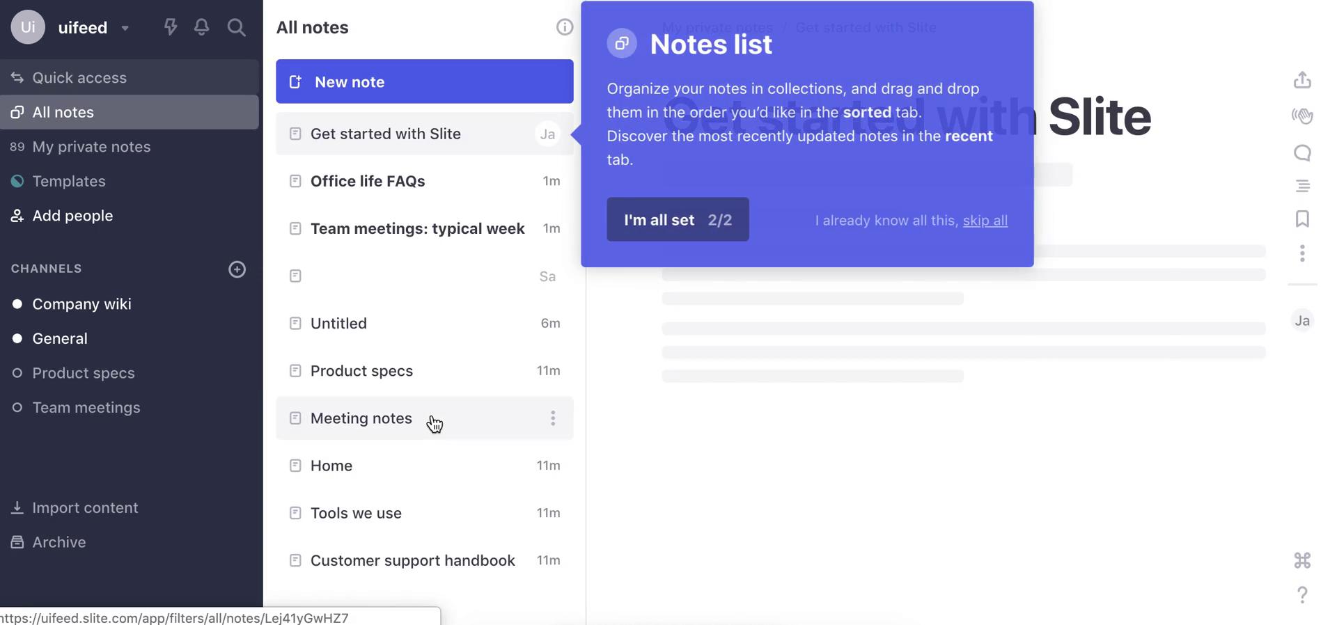 Accepting an invite on Slite video thumbnail