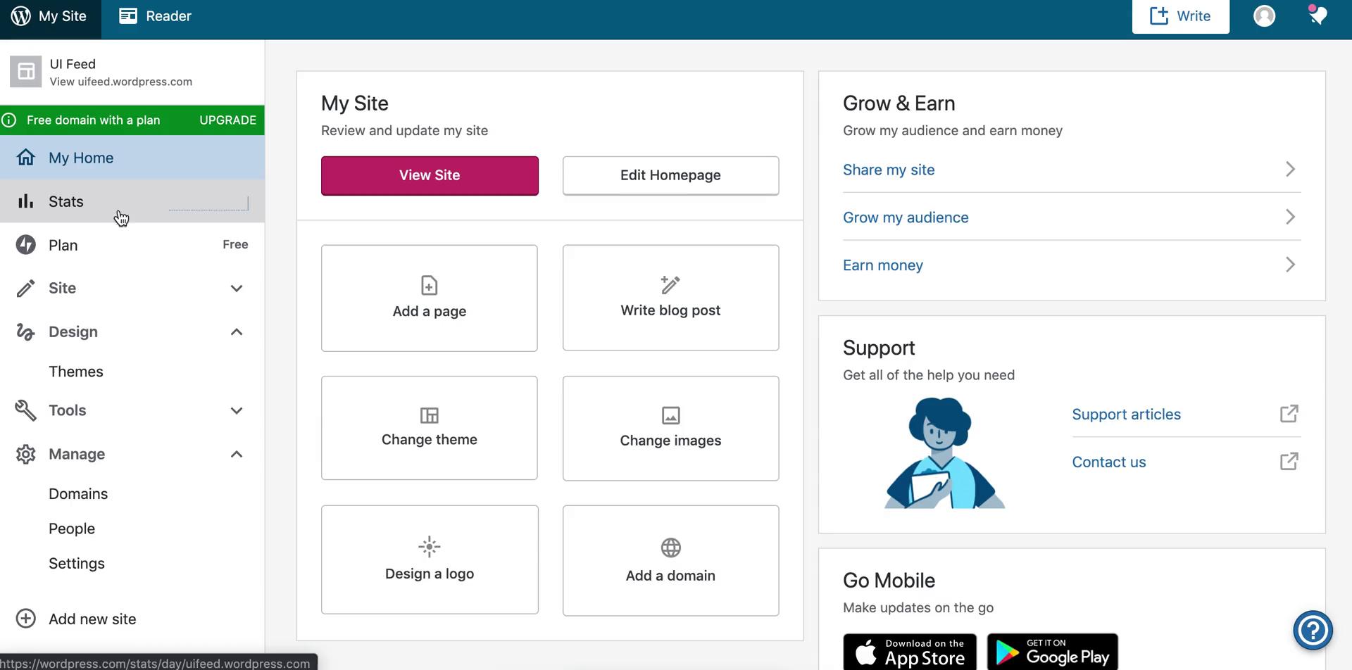 Analytics/Stats on WordPress video thumbnail